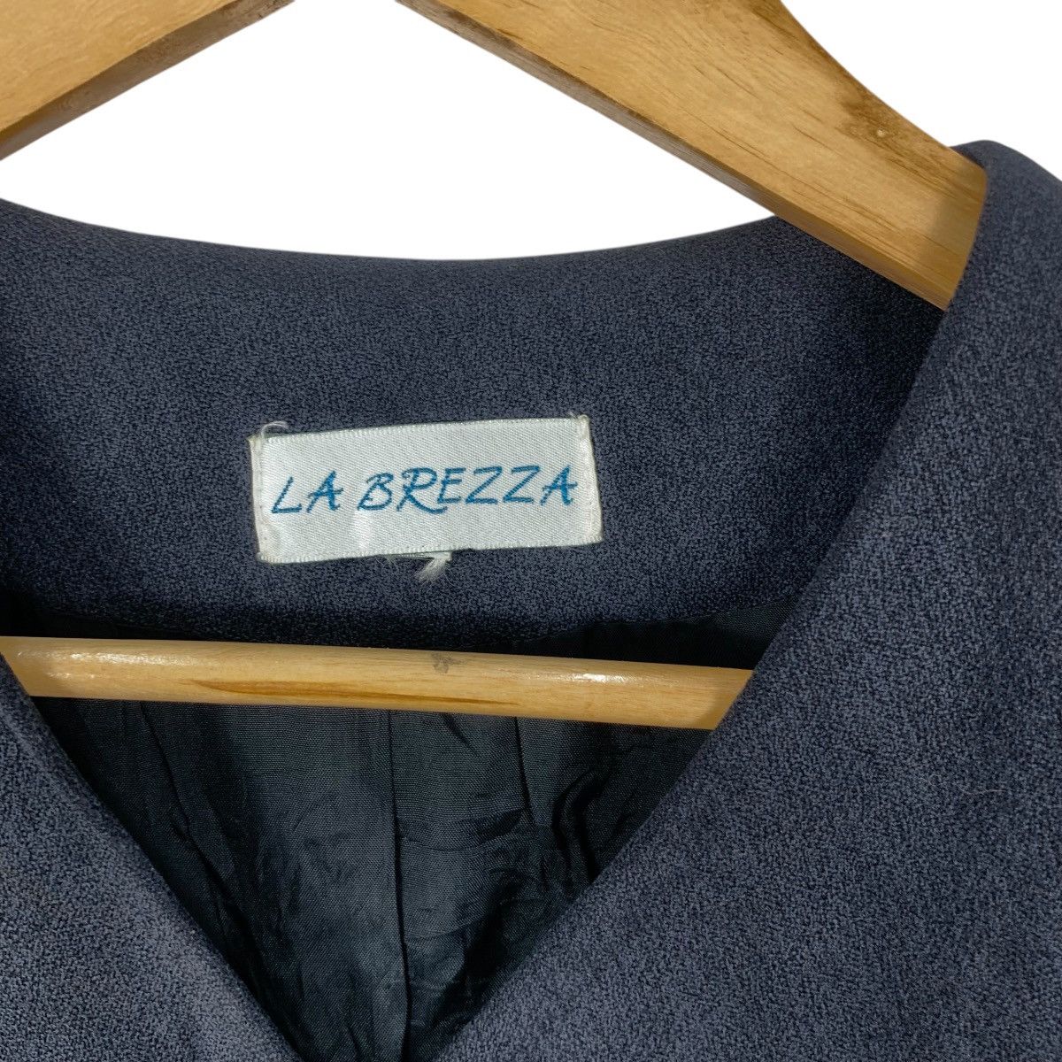 Vintage Vintage LA BREZZA ITALY Pure Silk Minimalist Design Coat Size M / US 6-8 / IT 42-44 - 9 Thumbnail