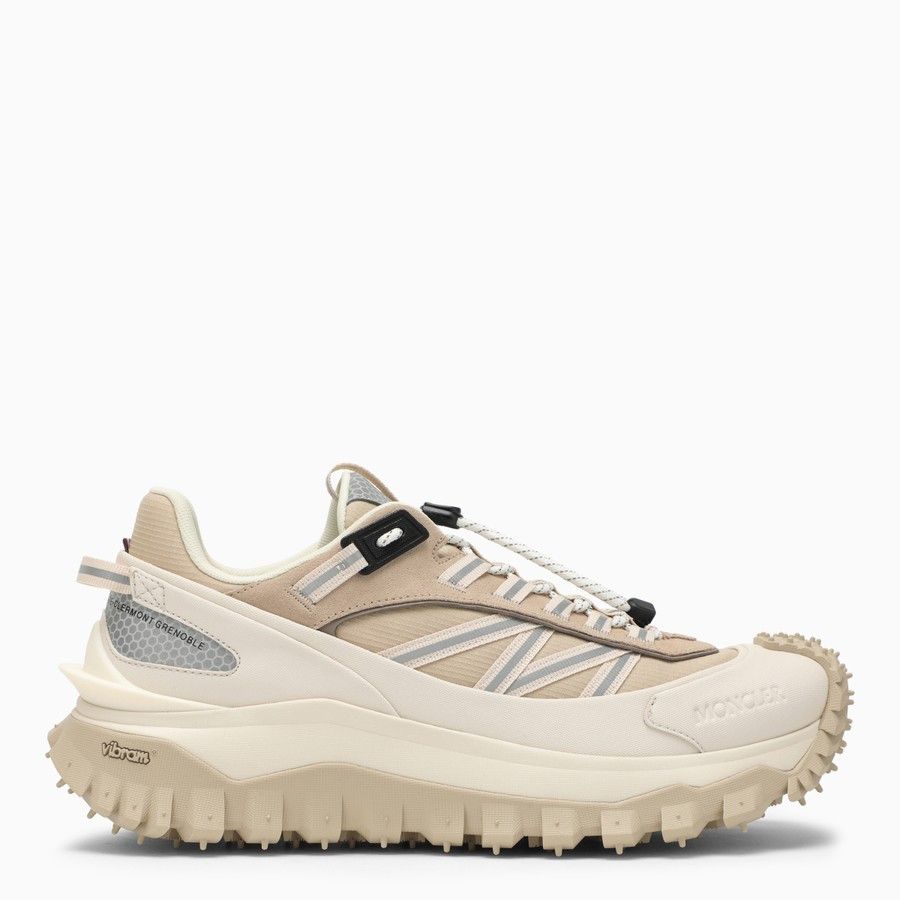 image of Moncler O1D2Blof0424 Leather Trainers In Multicolor Shoes, Men's (Size 7)