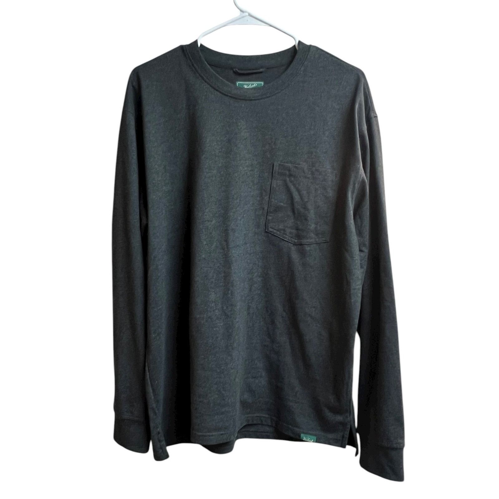 Woolrich Woolen Mills Woolrich Men's Long Sleeve Pocket T-Shirt Gray Medium Size US M / EU 48-50 / 2 - 1 Thumbnail