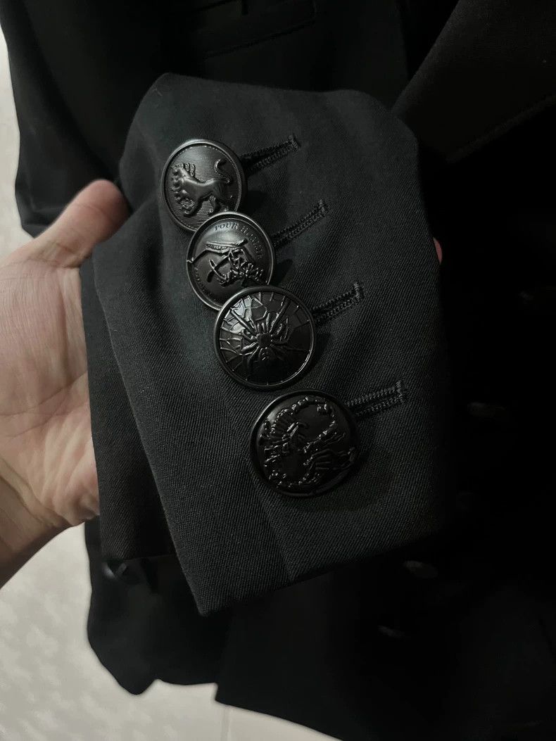 Yohji Yamamoto yohji yamamoto 19aw Black Button Jacket-2505 Size US M / EU 48-50 / 2 - 3 Thumbnail