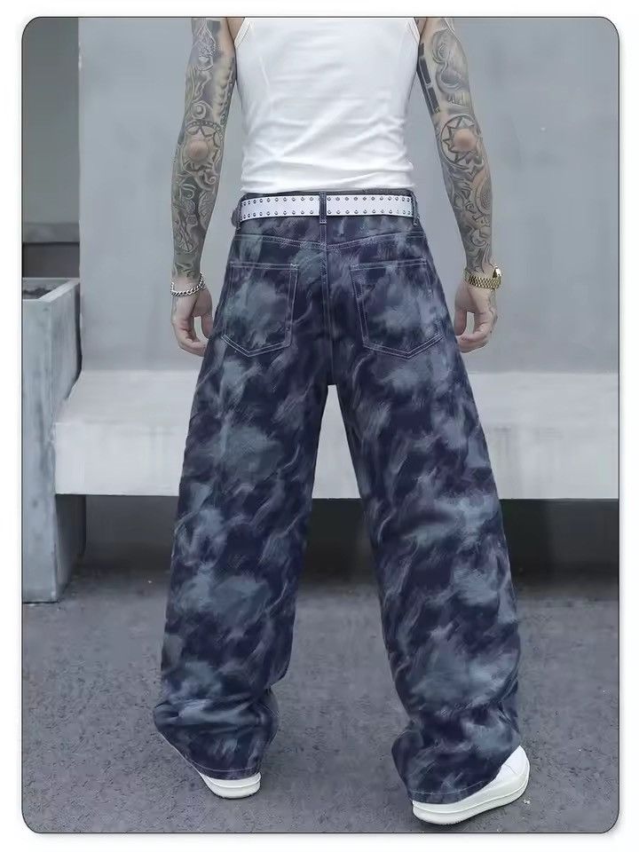 Japanese Brand Flared Punk Jeans Size US 31 - 5 Thumbnail