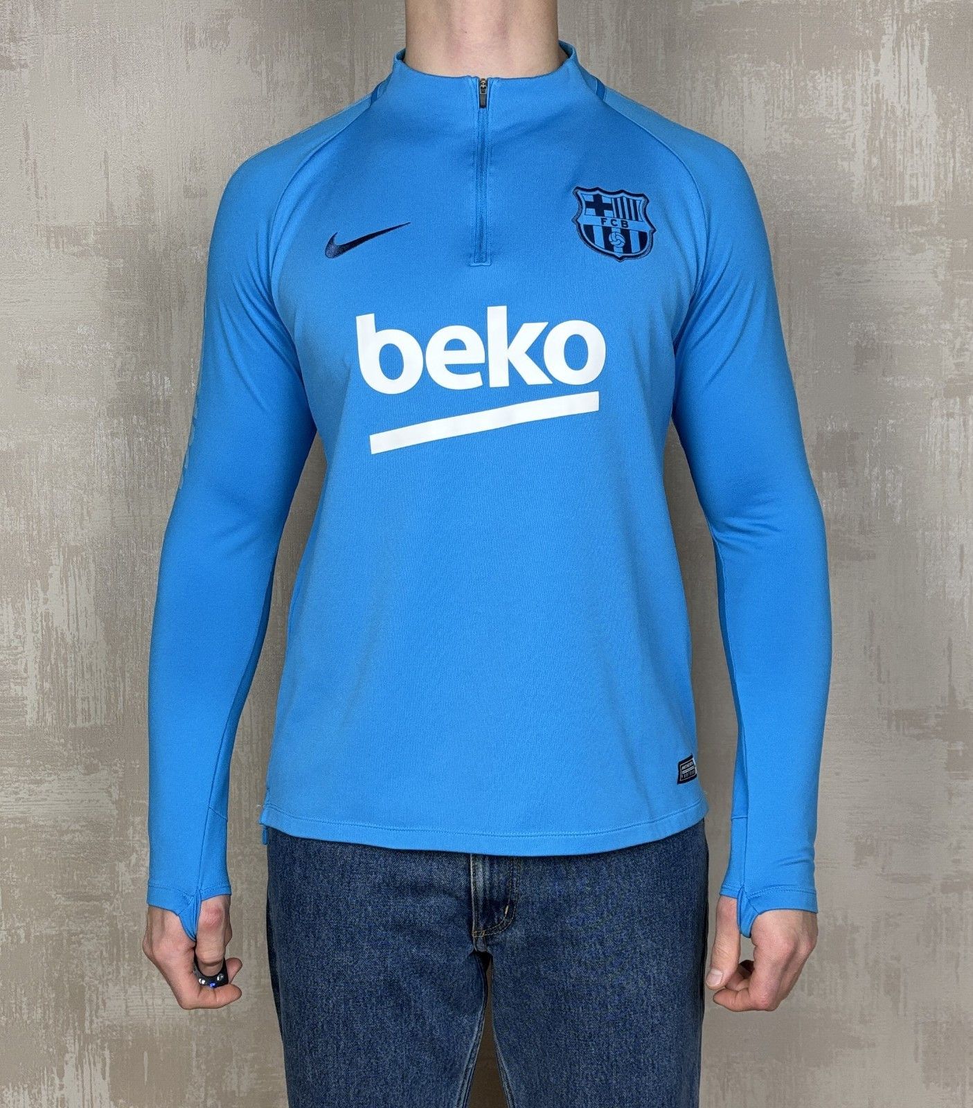 Nike Nike FC Barcelona 2018/19 Training Dry Squad Drill Top Size US L / EU 52-54 / 3 - 3 Thumbnail