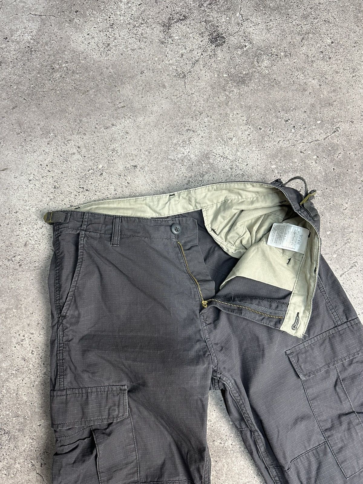 Carhartt × Vintage Vintage Carhartt Cargo Aviation Pants Distressed Gray Y2K Size US 32 / EU 48 - 7 Thumbnail