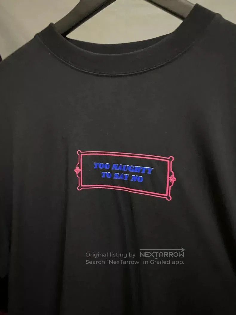Vetements Heart Rhinestone Short Sleeve Tee.