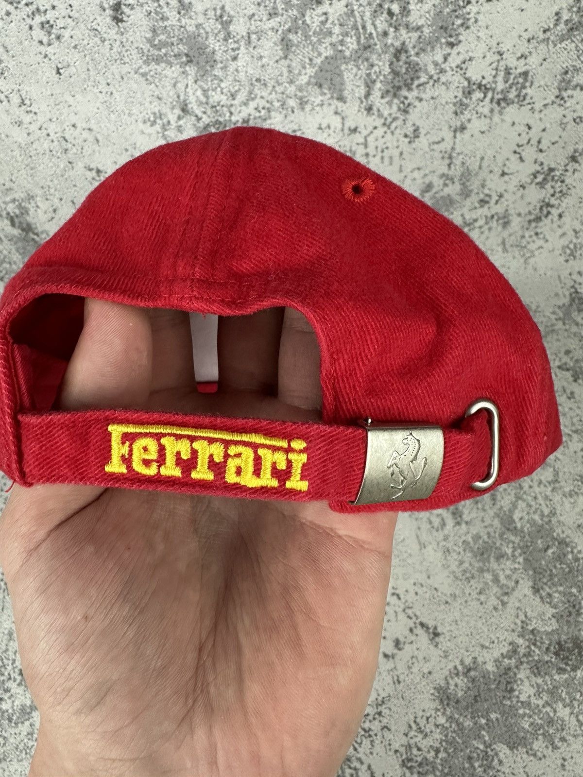 Ferrari Vintage Ferrari Racing Cap Red Logo Rare Licensed F1 Merch Size ONE SIZE - 3 Thumbnail