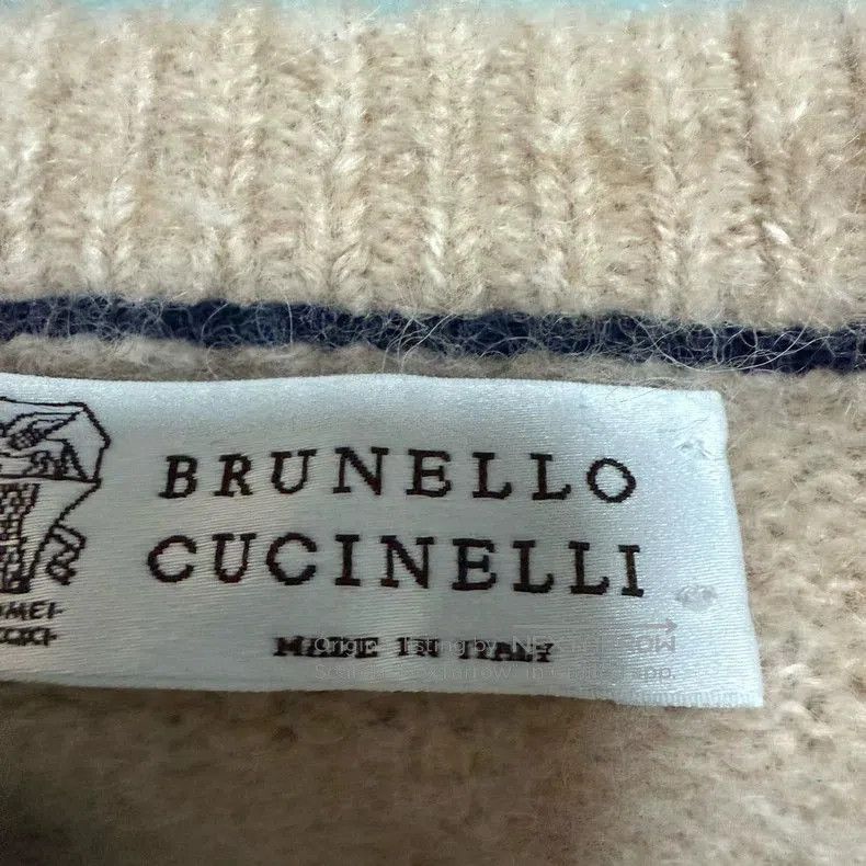 Brunello Cucinelli Brunello Cucinelli Fair Isle Alpaca Sweater. Size US M / EU 48-50 / 2 - 4 Thumbnail