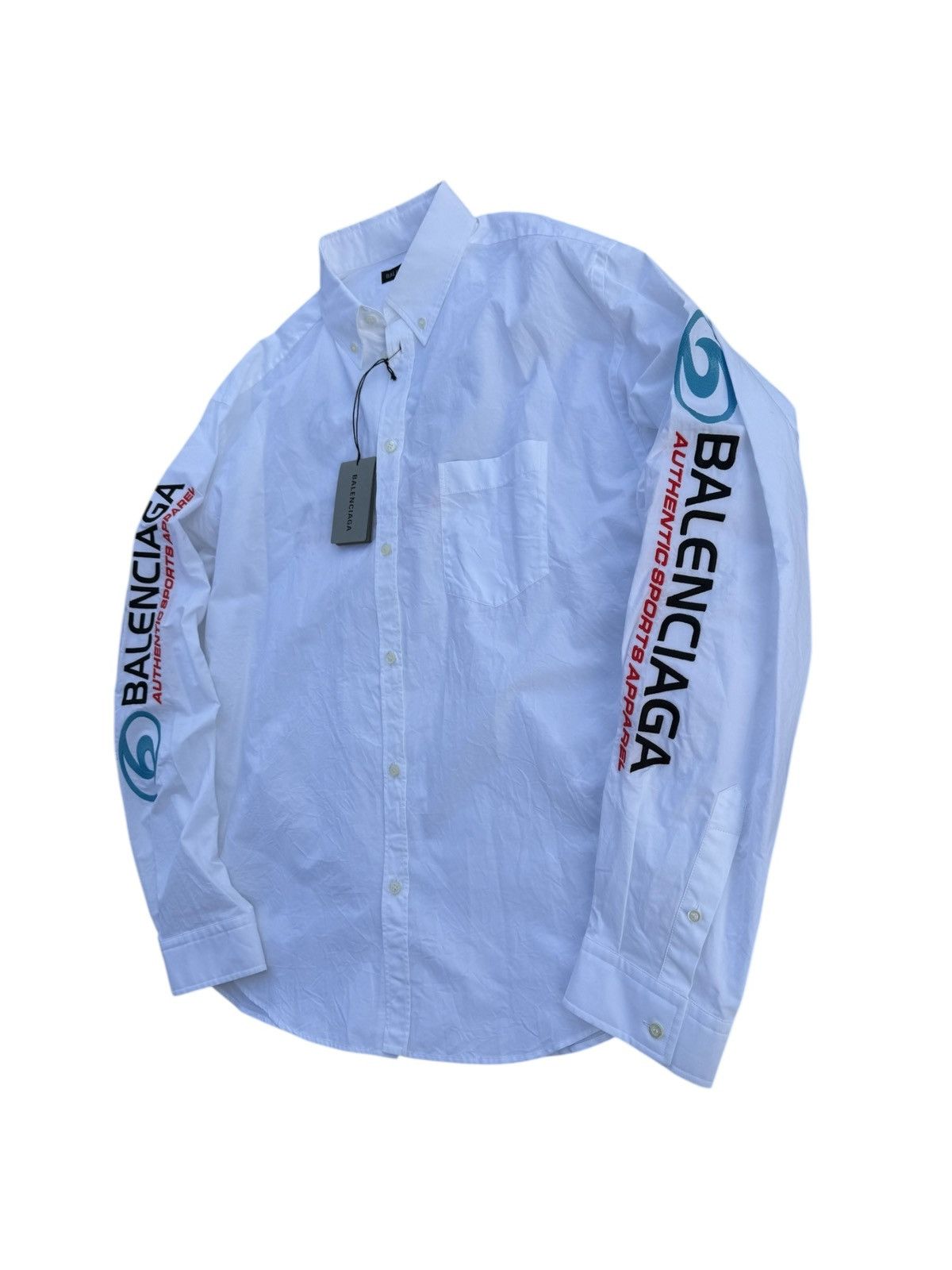Balenciaga Balenciaga surfer button up shirt Size US XL / EU 56 / 4 - 4 Thumbnail