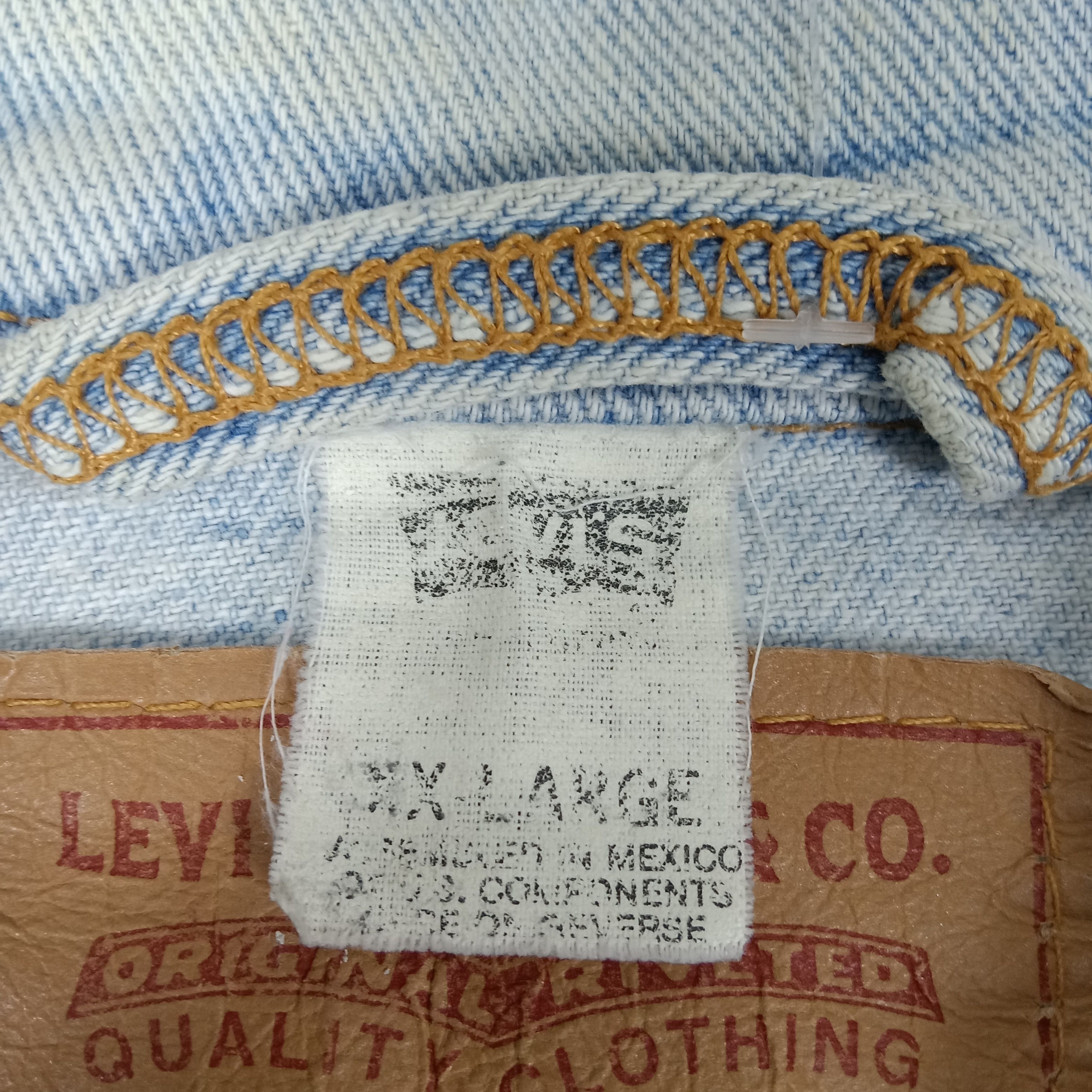 Levi's × Vintage Levi's X Hysteric Glamour Custom Logo Denim Jacket Size US XXL / EU 58 / 5 - 9 Thumbnail