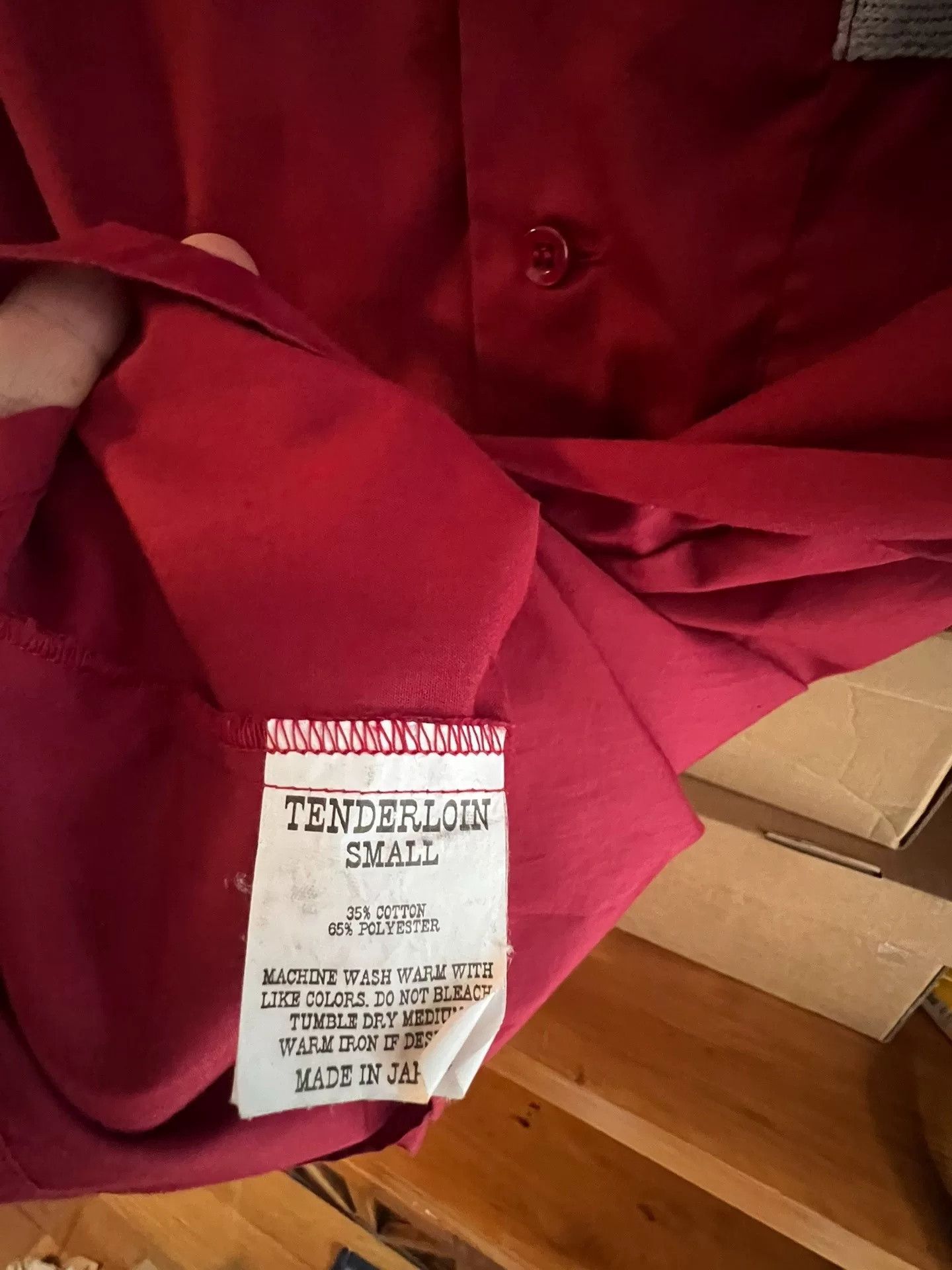 Tenderloin Tenderloin Red Bowling Short-Sleeve Shirt Size US S / EU 44-46 / 1 - 4 Thumbnail