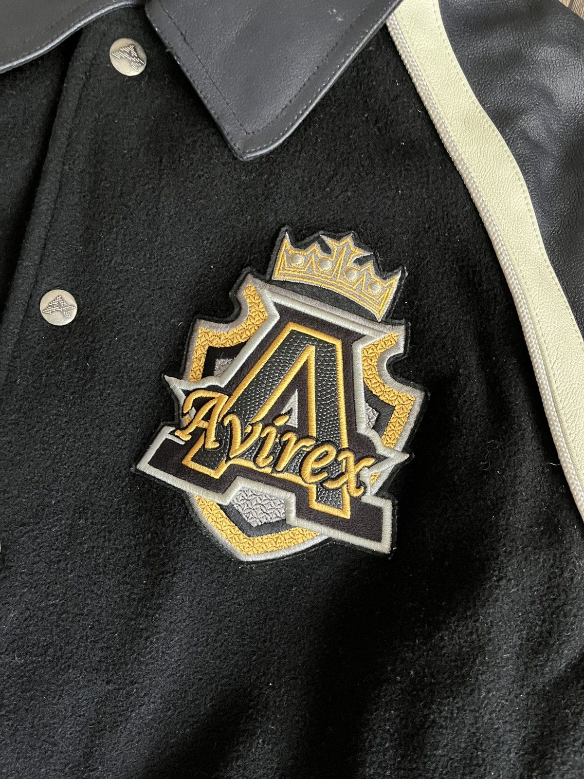 Avirex × Leather Avirex Wool/Leather Varsity Reversible Bomber Jacket Size US XL / EU 56 / 4 - 2 Thumbnail
