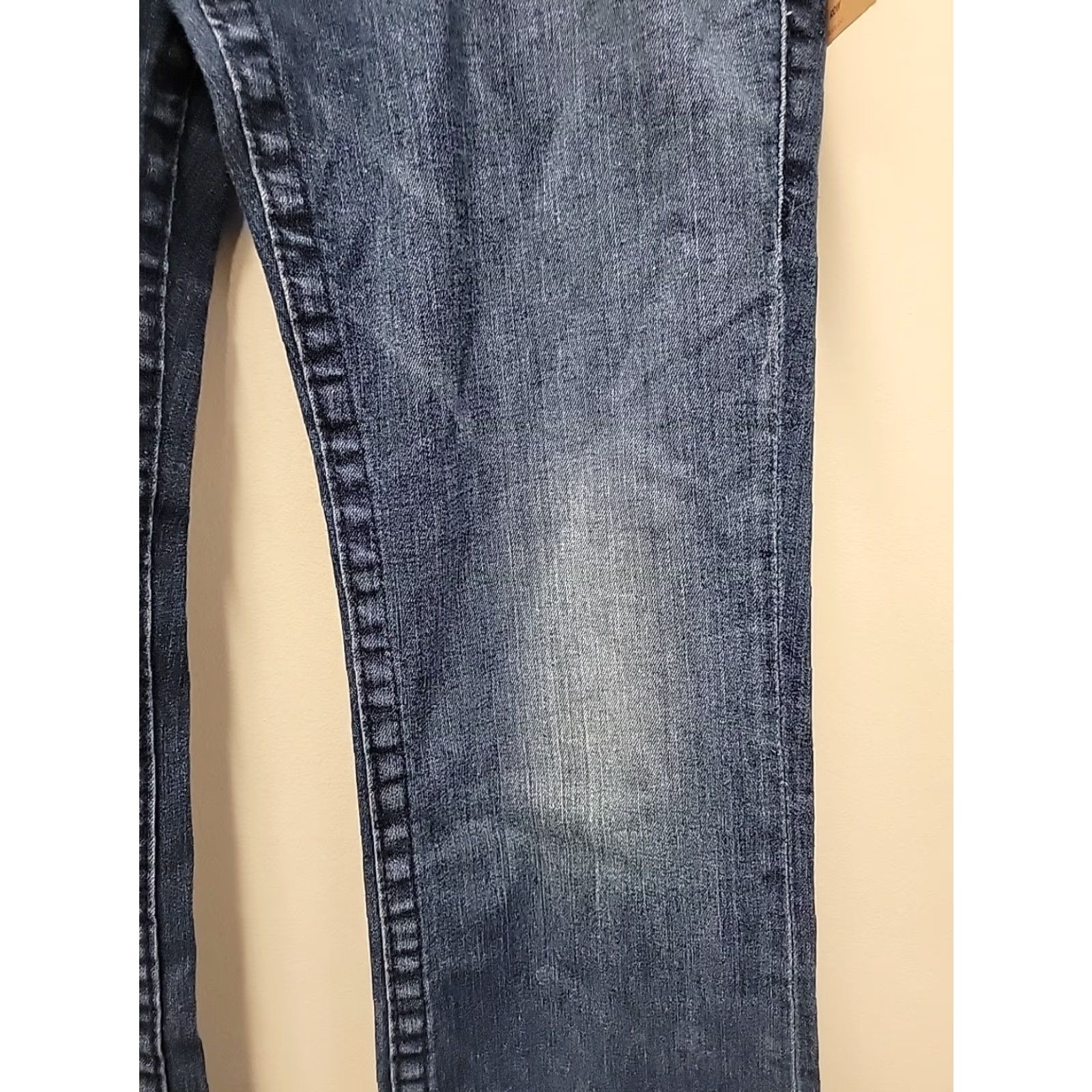 True Religion True Religion Jeans Women's Size 32 Billy Straight Leg Blue Denim Vintage: No, Regular Fit, 5-Pocket, Light Wash, Cotton Blend, 35x34.5 Size 24" / US 00 / IT 34 - 6 Thumbnail