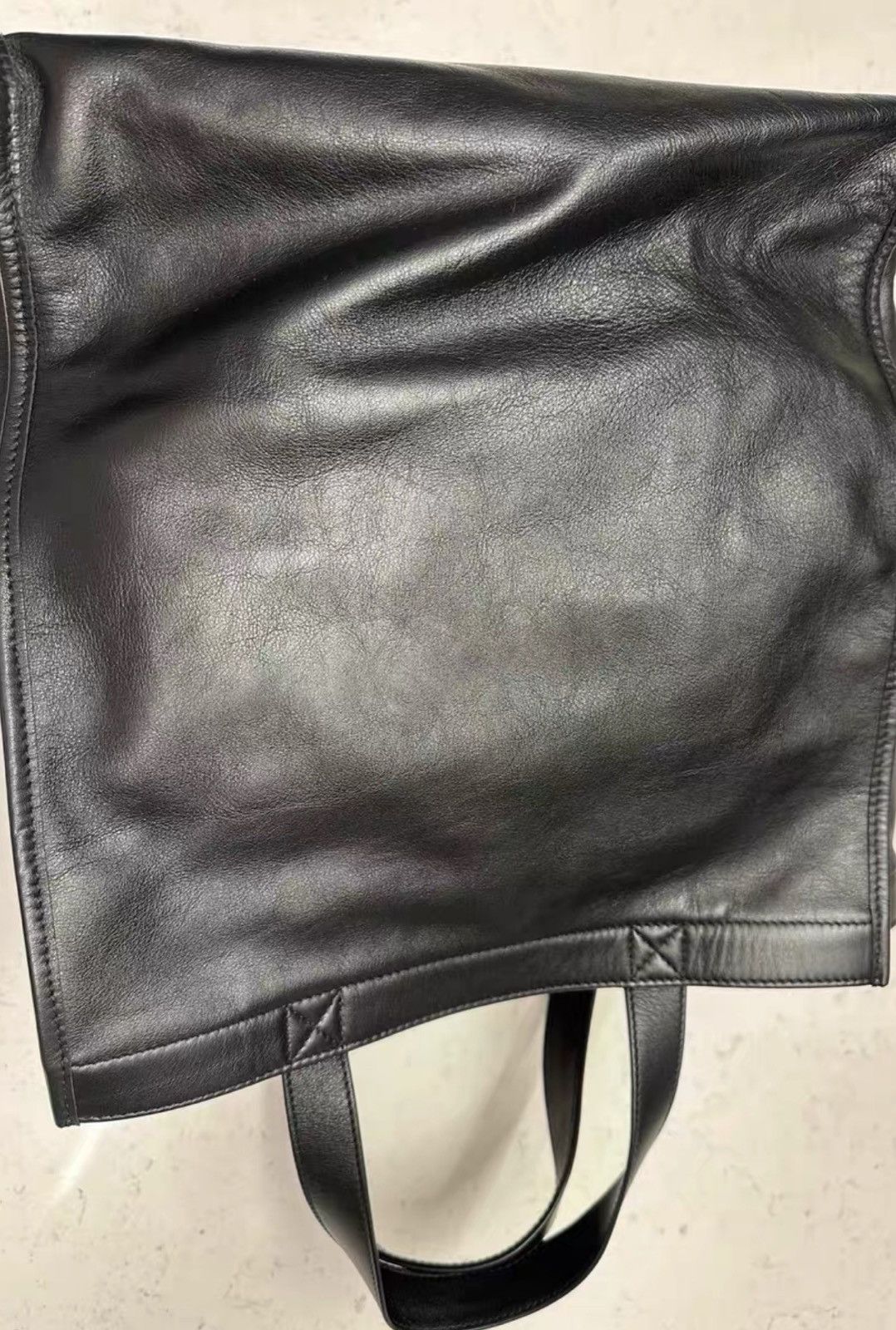 Balenciaga Balenciaga FW18 Leather Cat Tote Black Size ONE SIZE - 8 Thumbnail