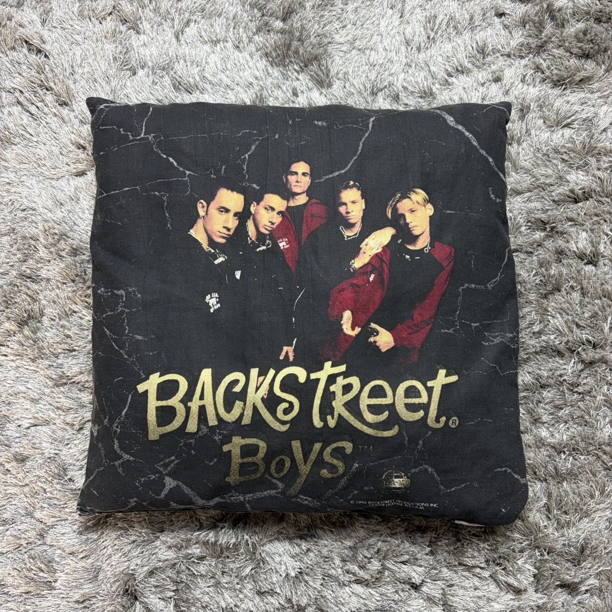 Band Tees Vintage 1996 Backstreet Boys AJ Small Decorative Pillow Band Size ONE SIZE - 1 Thumbnail