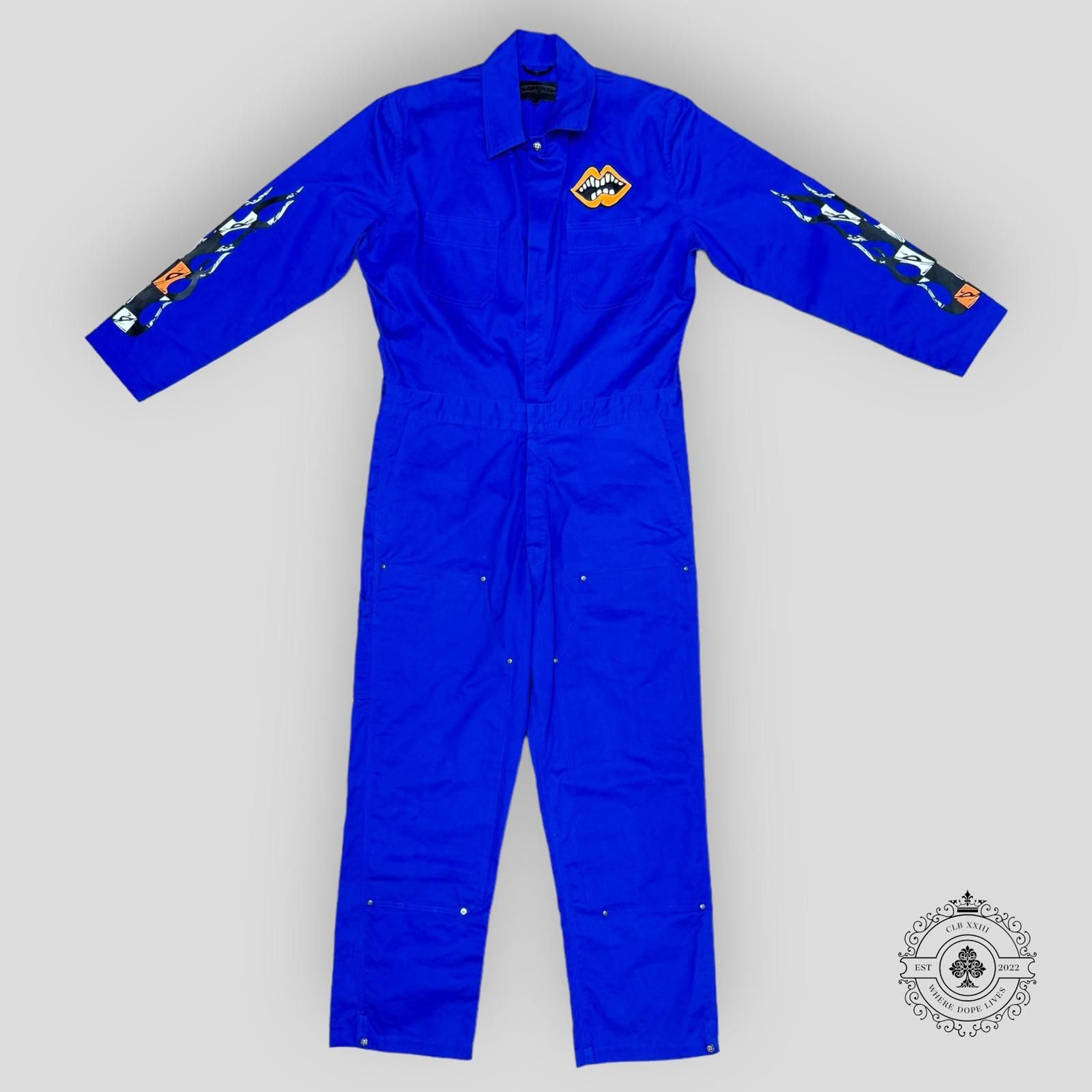 Chrome Hearts Chrome Hearts Matty Boy Jumpsuit in Blue Size ONE SIZE - 1 Thumbnail
