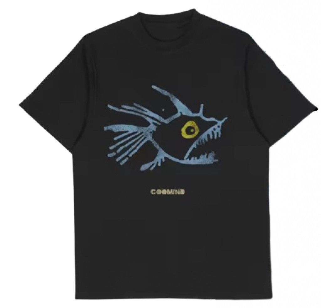 Japanese Brand Streetwear Goth Monster Fish Black T-Shirt Punk Graphic Tees Size US XL / EU 56 / 4 - 1 Thumbnail