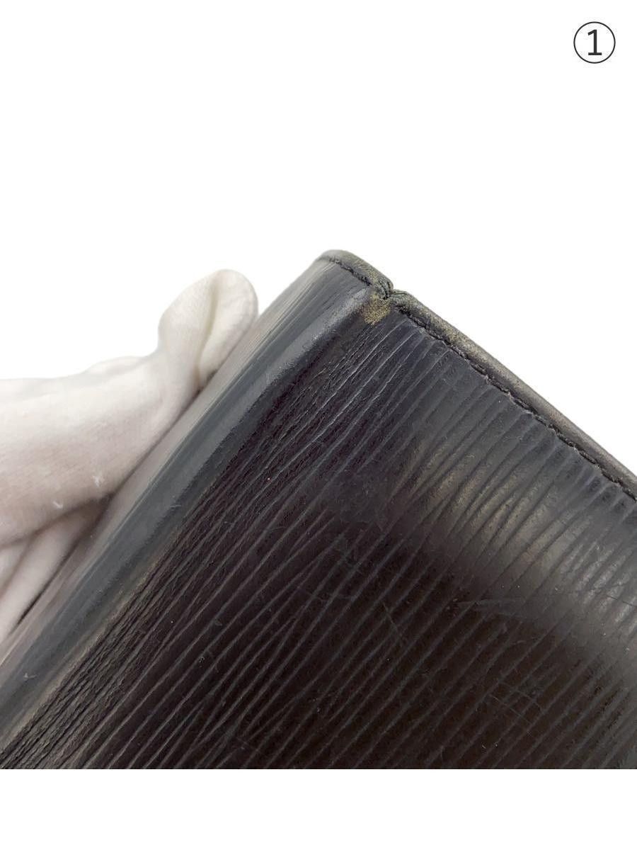 Louis Vuitton Louis Vuitton Epi Porte Monet Sample Leather Black Size ONE SIZE - 7 Thumbnail