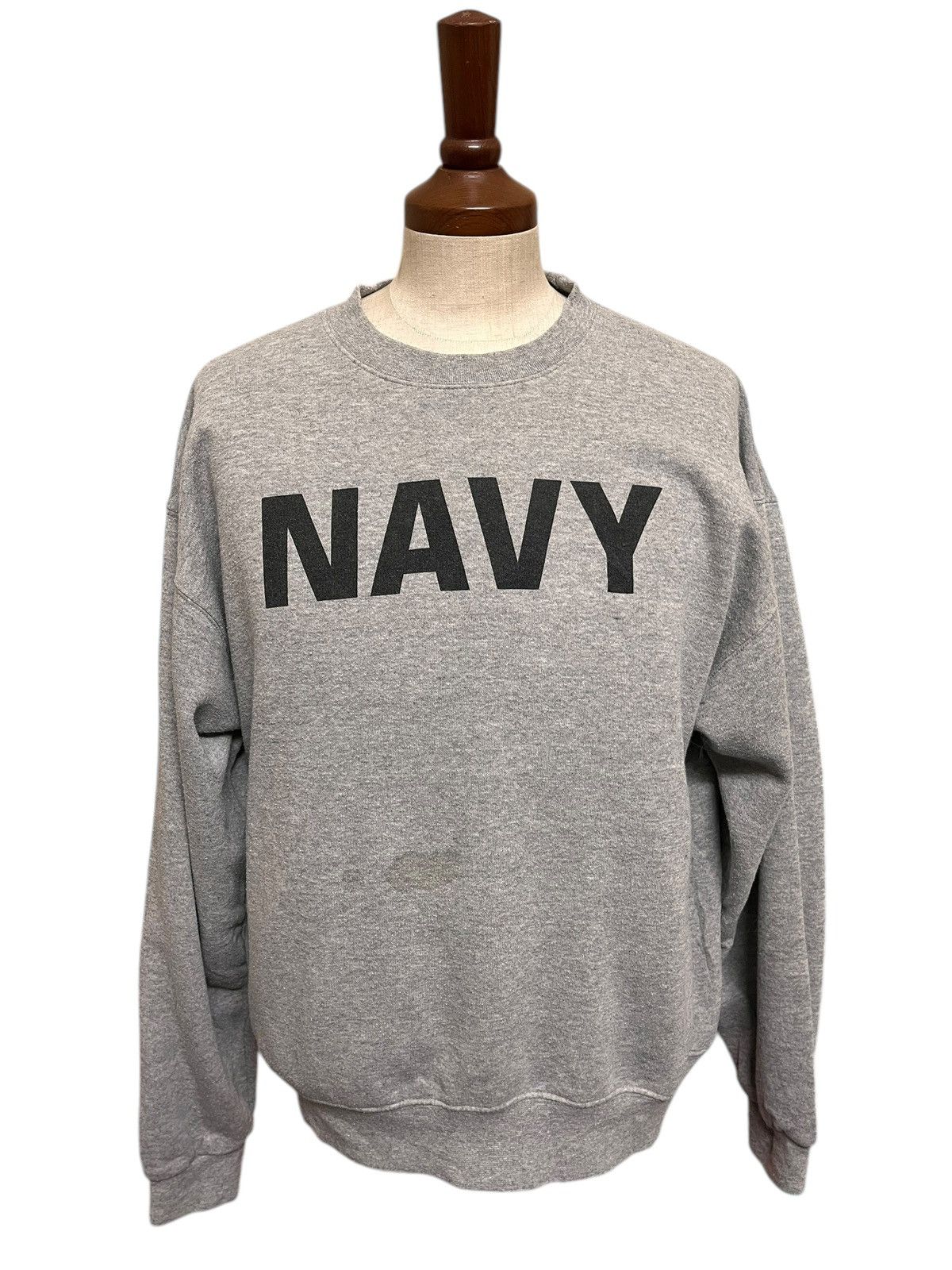Soffe × Vintage Vintage Soffe Navy Sweatshirt Size US L / EU 52-54 / 3 - 1 Thumbnail