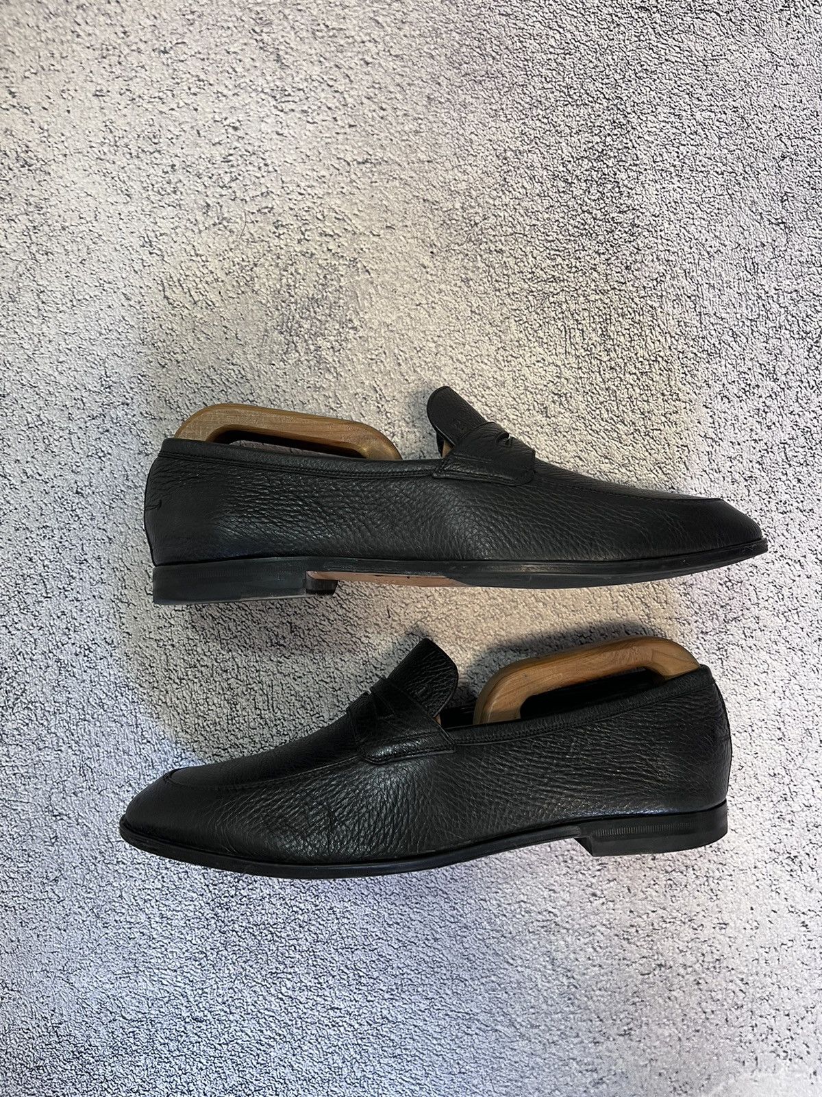 Bally Bally Webb Black Deer Leather Loafers 8 1/2 US / 7 1/2 EU Size US 8.5 / EU 41-42 - 3 Thumbnail