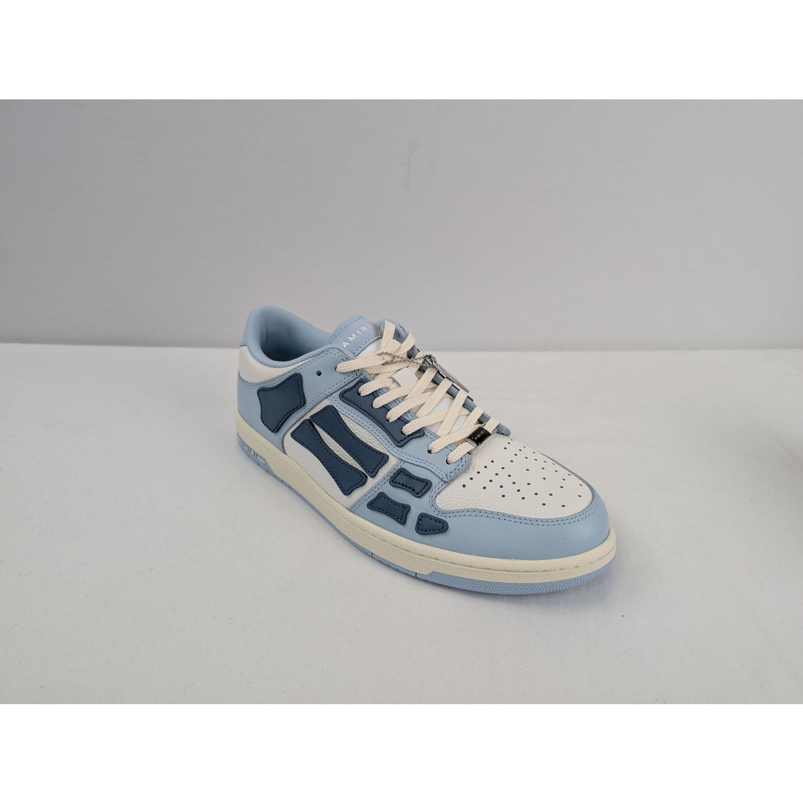 Amiri o1rshd1 Skel Top Low / Skeleton Low Top Sneakers Baby Blue Size US 12 / EU 45 - 2 Thumbnail