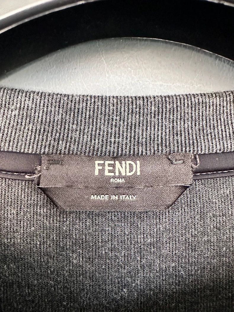 Fendi Fendi Grey Monster Crew Neck Sweatshirt Size US M / EU 48-50 / 2 - 3 Thumbnail