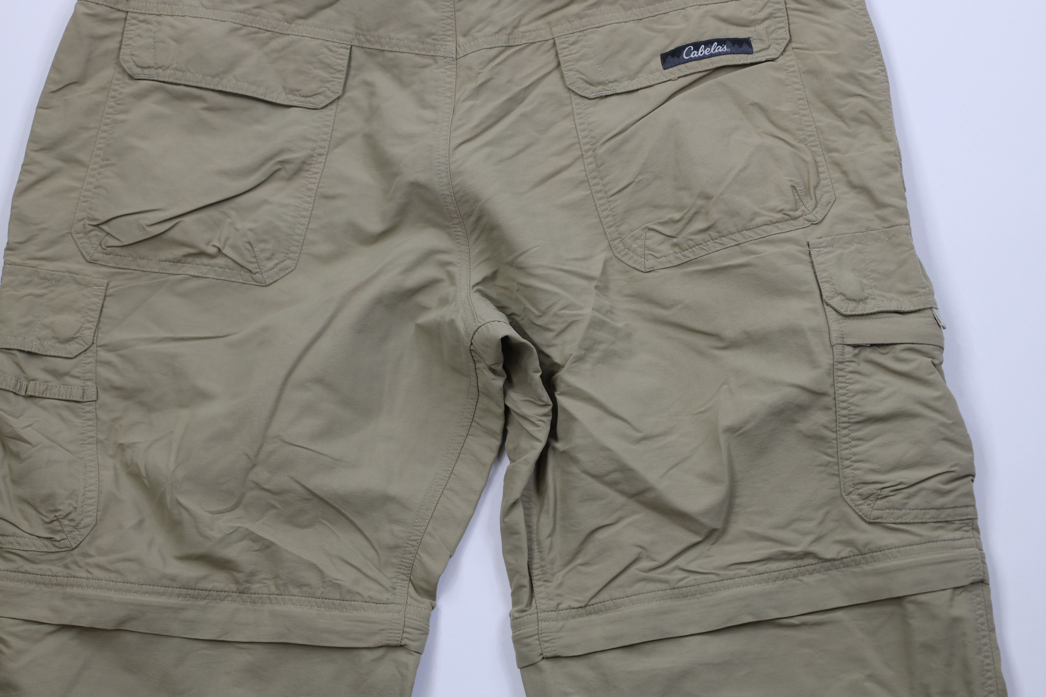 Cabelas Vintage Y2K Cabelas Wide Leg Convertible Cargo Pants Shorts Size US 38 / EU 54 - 11 Thumbnail