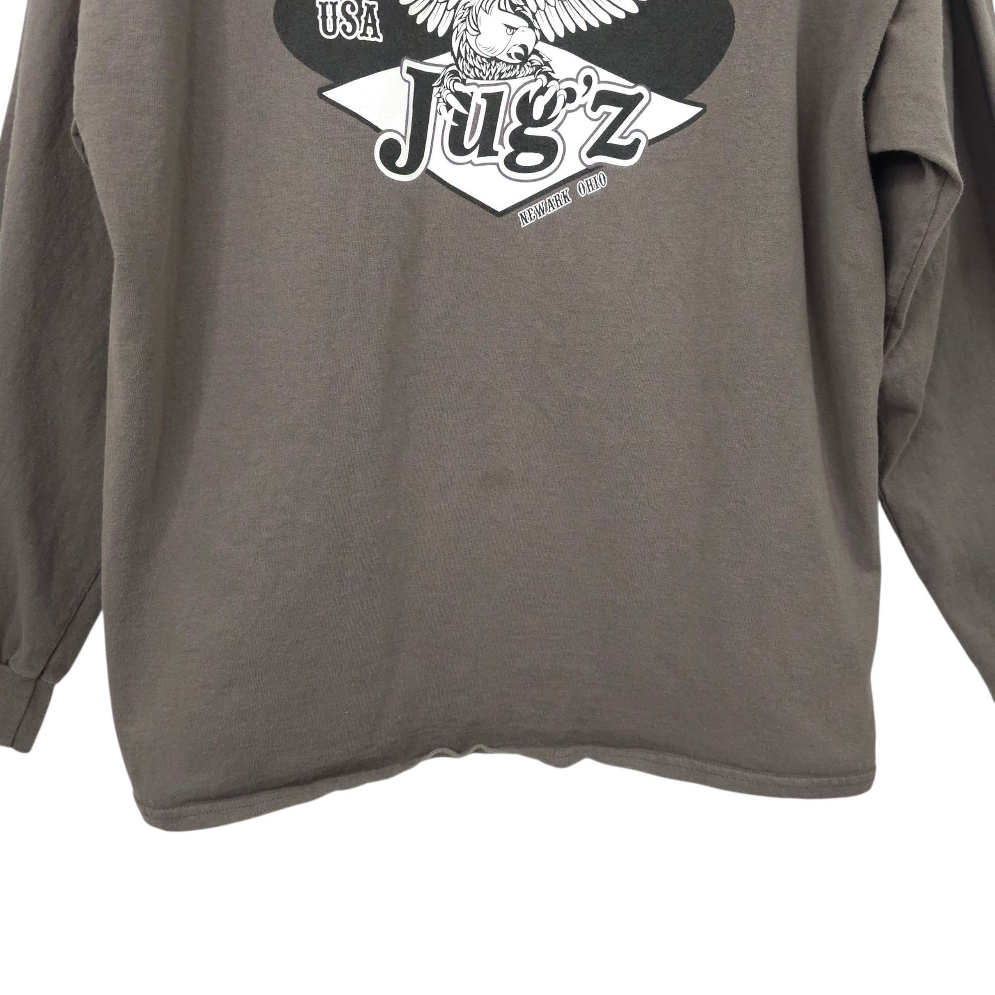 Gildan Jugz World Famous Biker Bar T Shirt Mens XL READ Graphic Size US XL / EU 56 / 4 - 16 Thumbnail