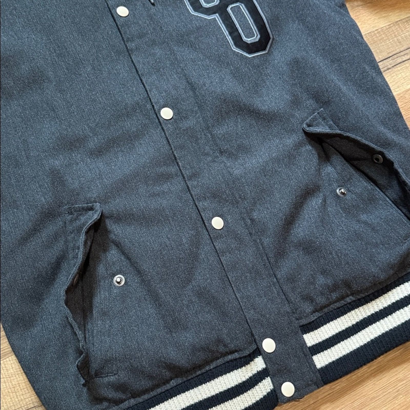 Nike Y2K Nike 6.0 Button Zip Up Varsity Jacket Size US S / EU 44-46 / 1 - 4 Thumbnail