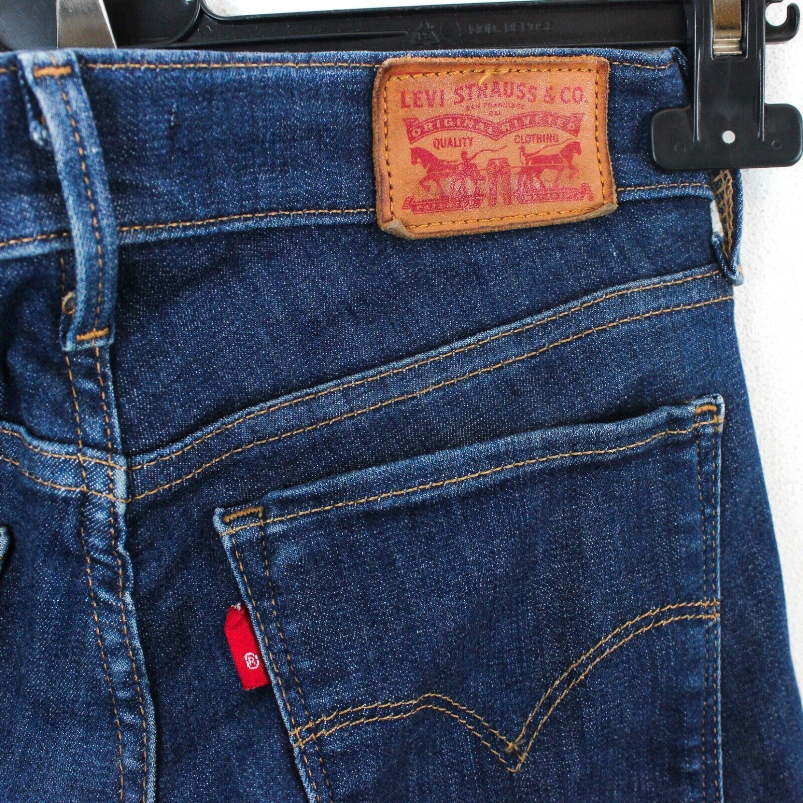 Levi's 710 Women W26 L30 Super Skinny Jeans Pants Trousers Stretch Size 26" / US 2 / IT 38 - 4 Thumbnail