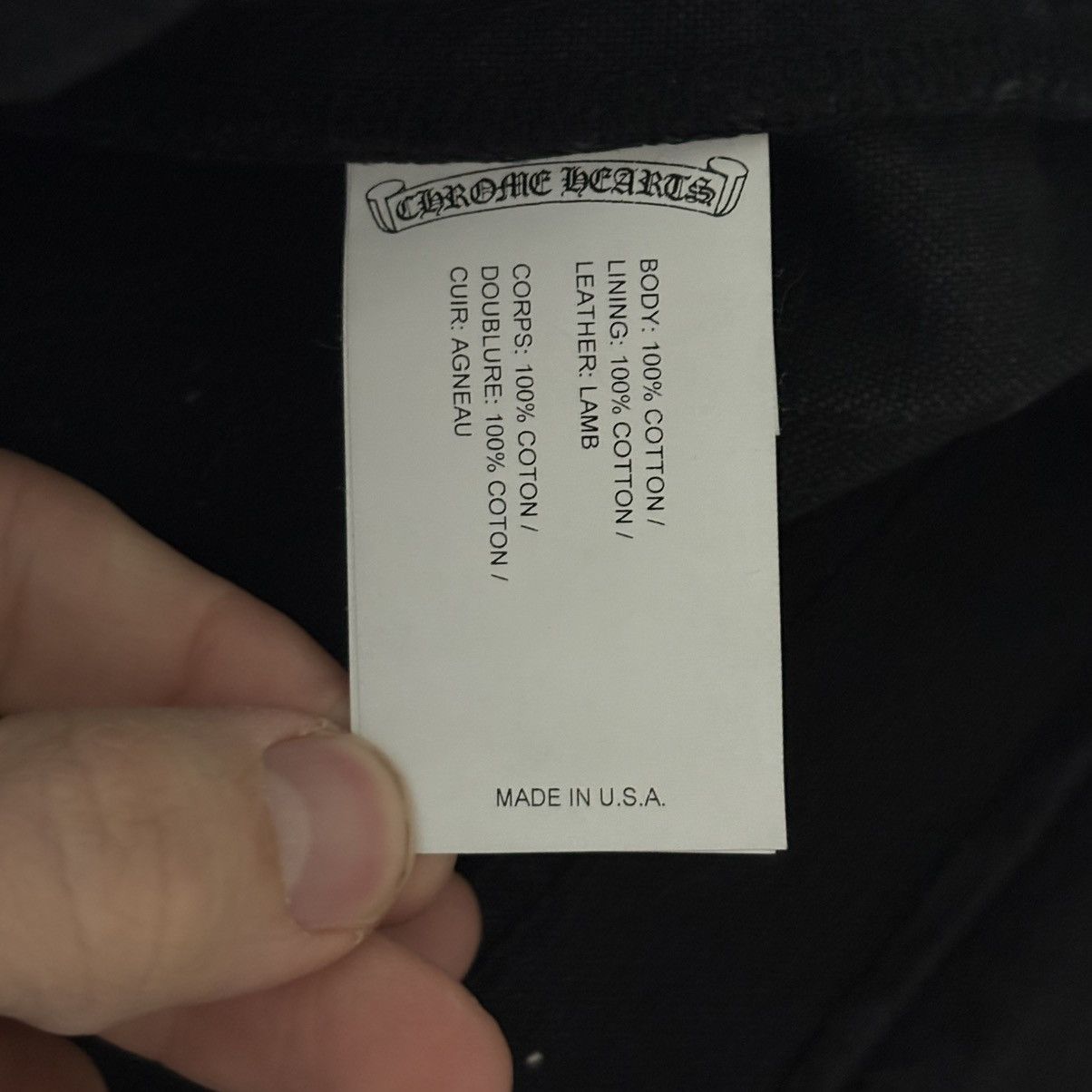 Chrome Hearts BLACK CROSS PATCH HIDDEN KNEE WORK PANTS Size US 40 / EU 56 - 7 Thumbnail