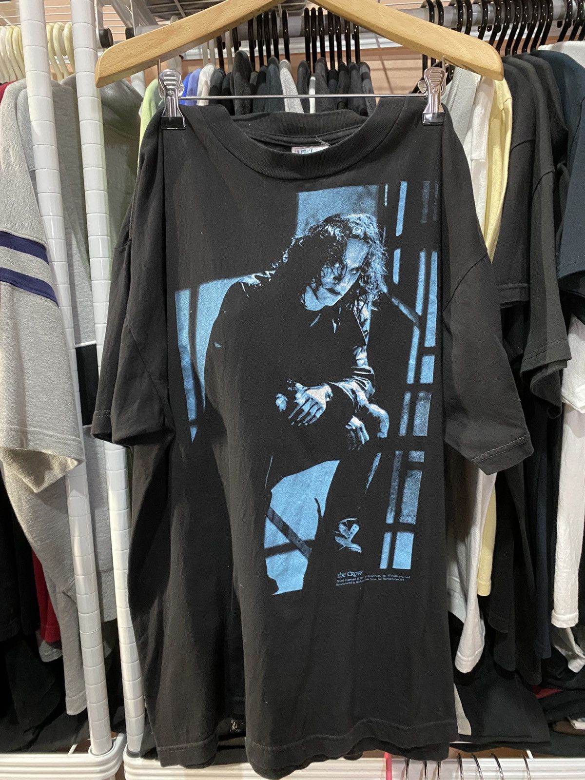 Vintage Rare!! The crow Brandon Lee (1994) T-shirt Size US L / EU 52-54 / 3 - 4 Thumbnail