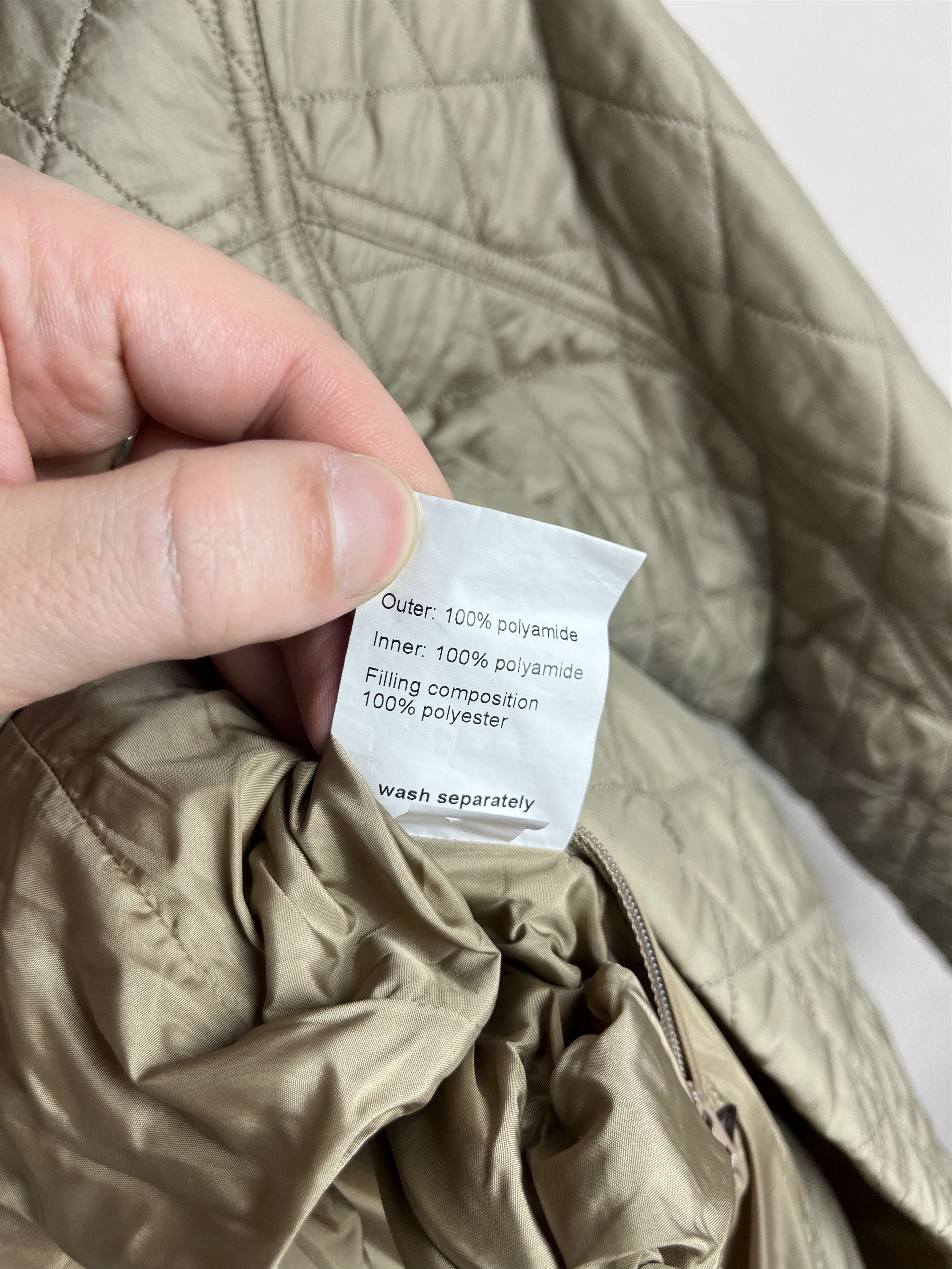 Barbour BARBOUR SIZE UK 10 US 6 BEIGE FLYWEIGHT GRACE QUILTED JACKET Size XS / US 0-2 / IT 36-38 - 12 Thumbnail