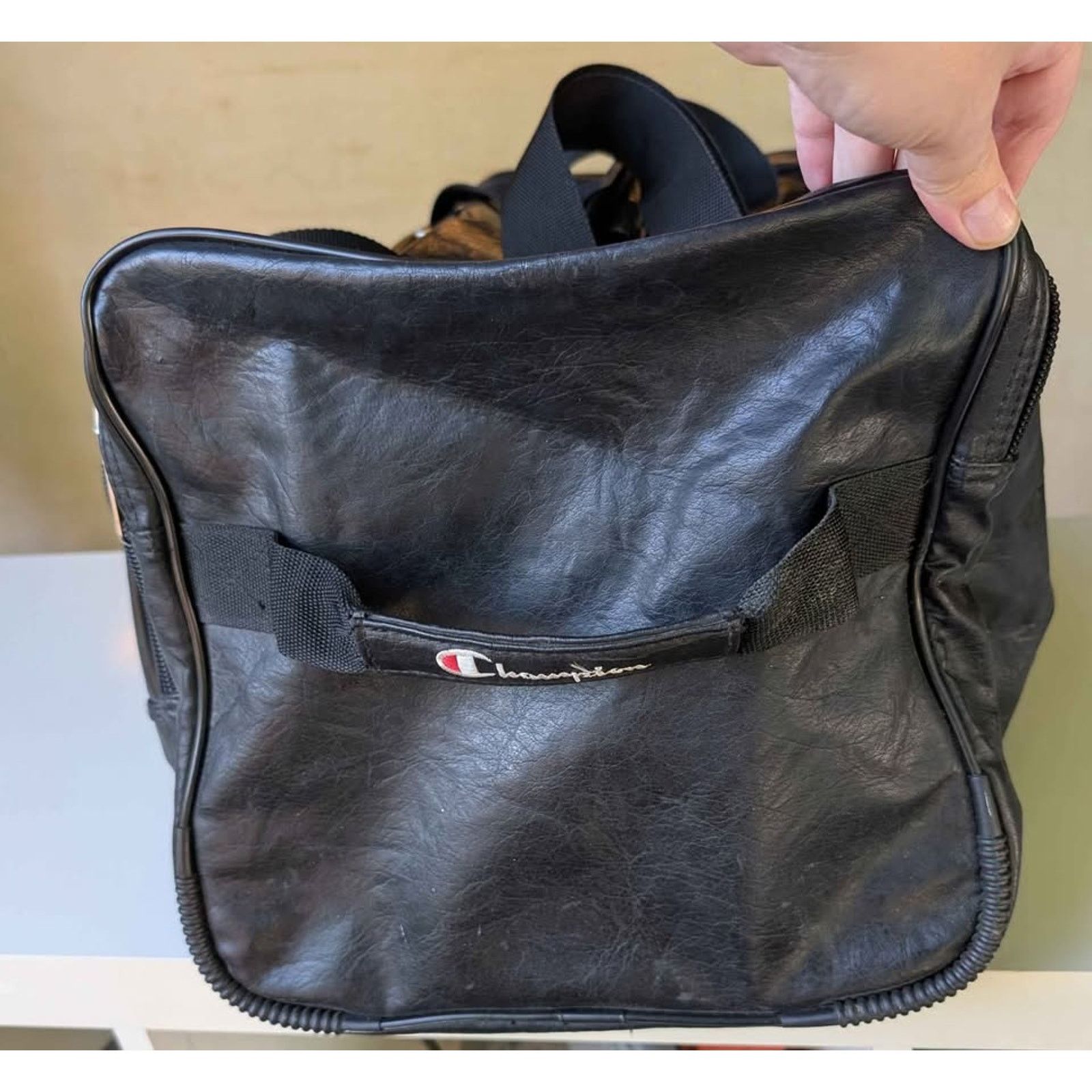Champion Vintage Champion Leather Duffel Bag Size ONE SIZE - 3 Thumbnail
