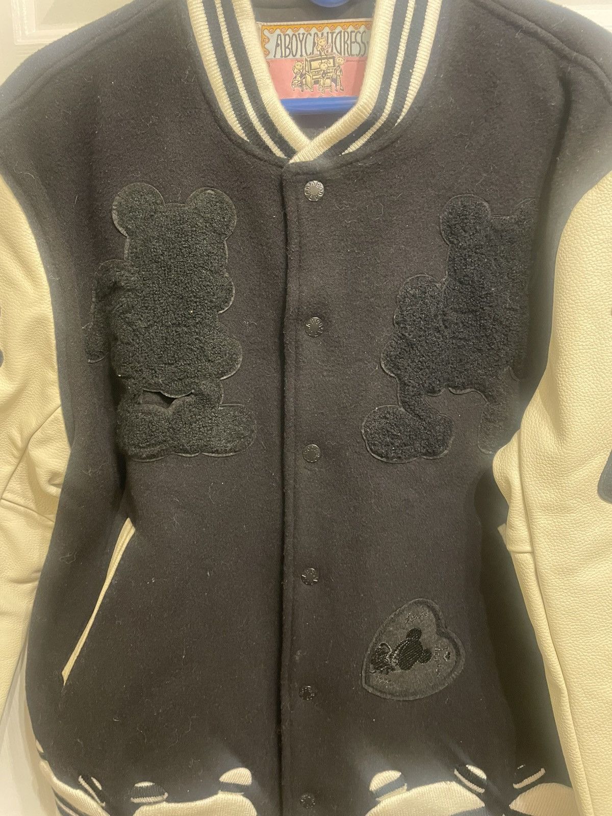Japanese Brand Jose Wong ABCD Musical Varsity Jacket Size 3 (L) Size US L / EU 52-54 / 3 - 2 Thumbnail
