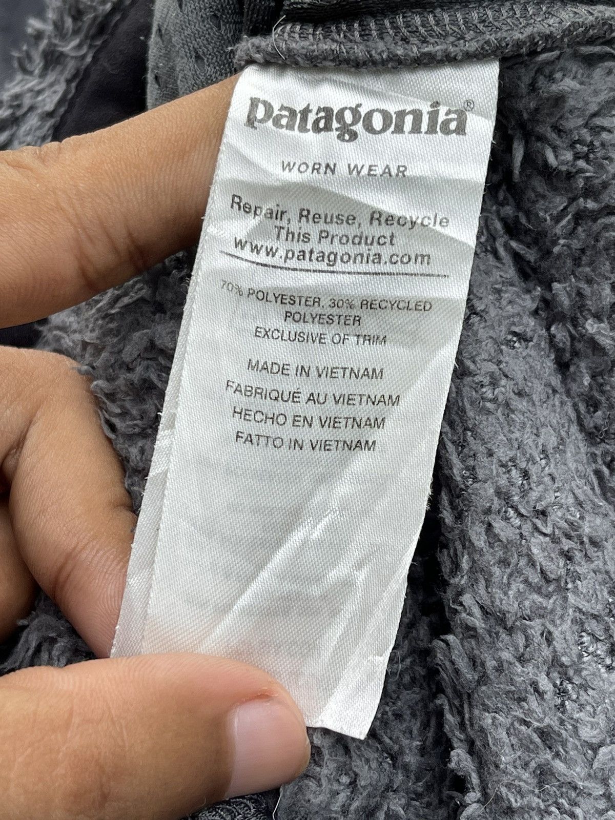 Patagonia × Vintage 🔥 Patagonia Men's Fleece Pocket Tee Size US M / EU 48-50 / 2 - 10 Thumbnail