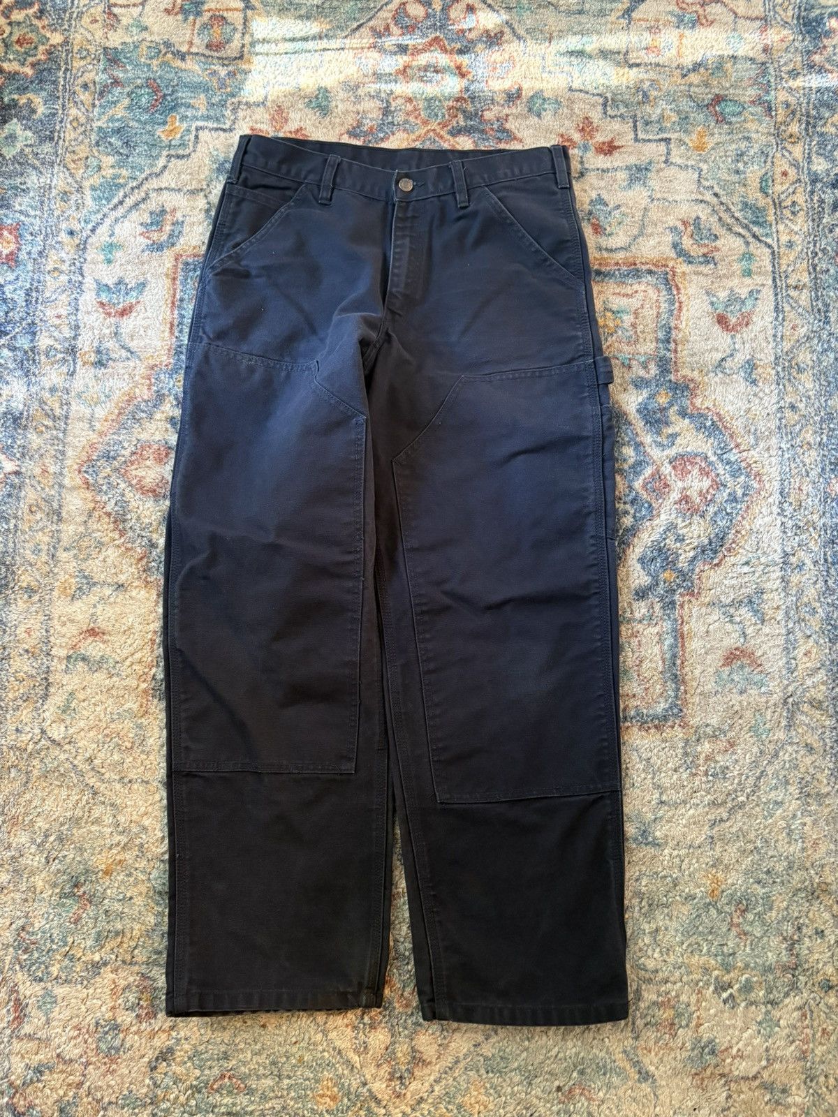 Dakota Grizzly Dakota Navy Double Knees Workwear Pants Size 32 Size US 32 / EU 48 - 2 Thumbnail