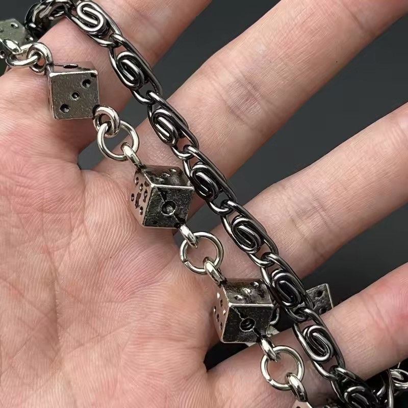 Japanese Brand × Vintage Vintage Carved Dice Shaped Keychain Wallet Size ONE SIZE - 6 Thumbnail