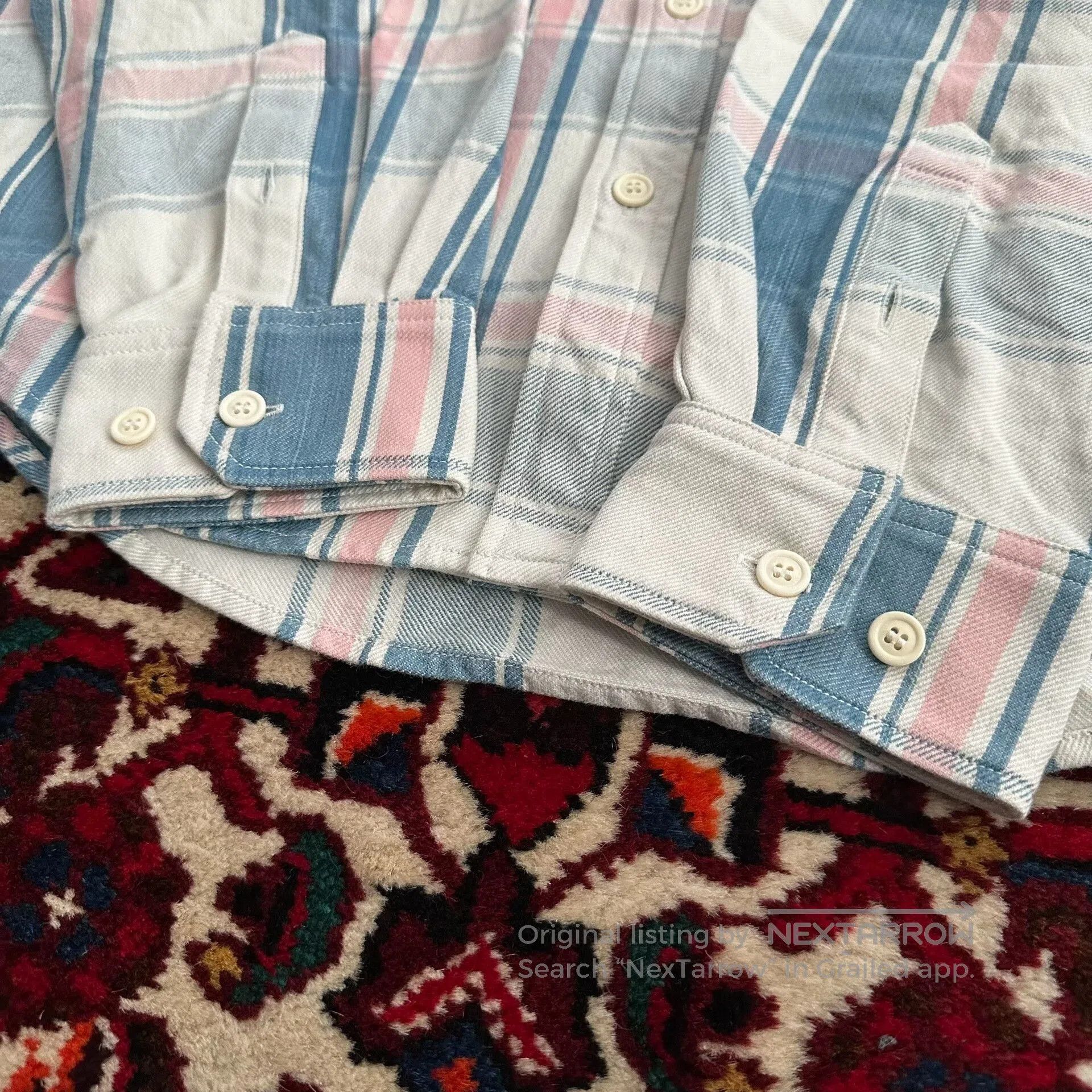 Visvim visvim pioneer check shirt in blue plaid. Size US L / EU 52-54 / 3 - 6 Thumbnail