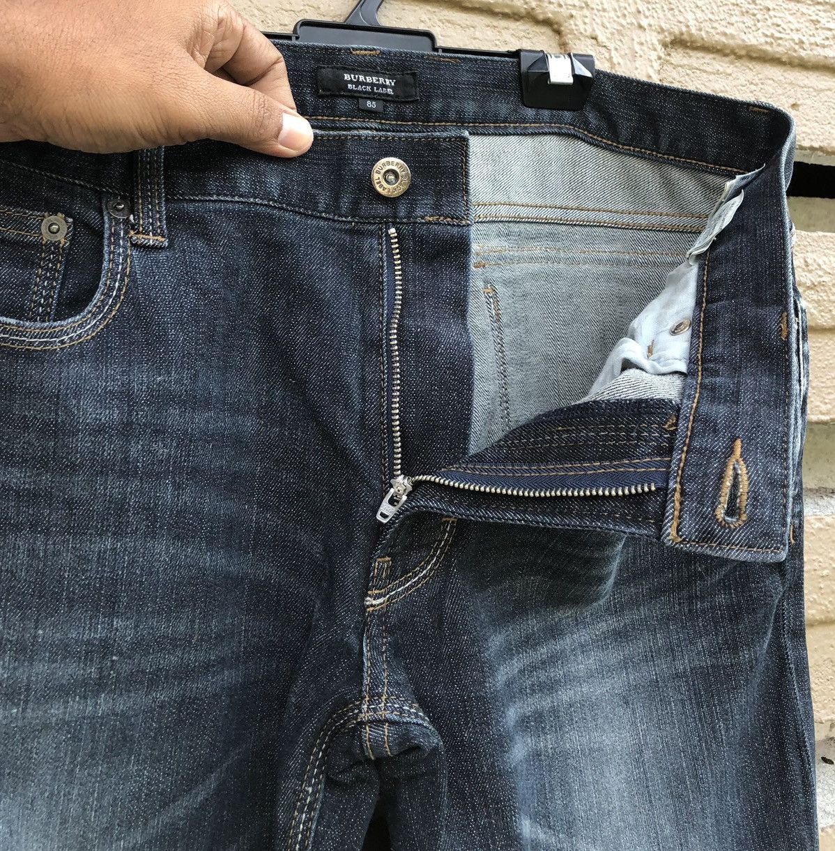 Burberry Burberry Black Label Stretchable Embroidery Logo Denim Pant Size US 32 / EU 48 - 10 Thumbnail