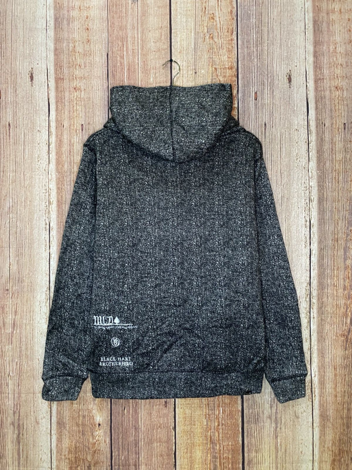 Vintage More Core Division M.C.D Black Hart Hoodie Size US L / EU 52-54 / 3 - 2 Thumbnail
