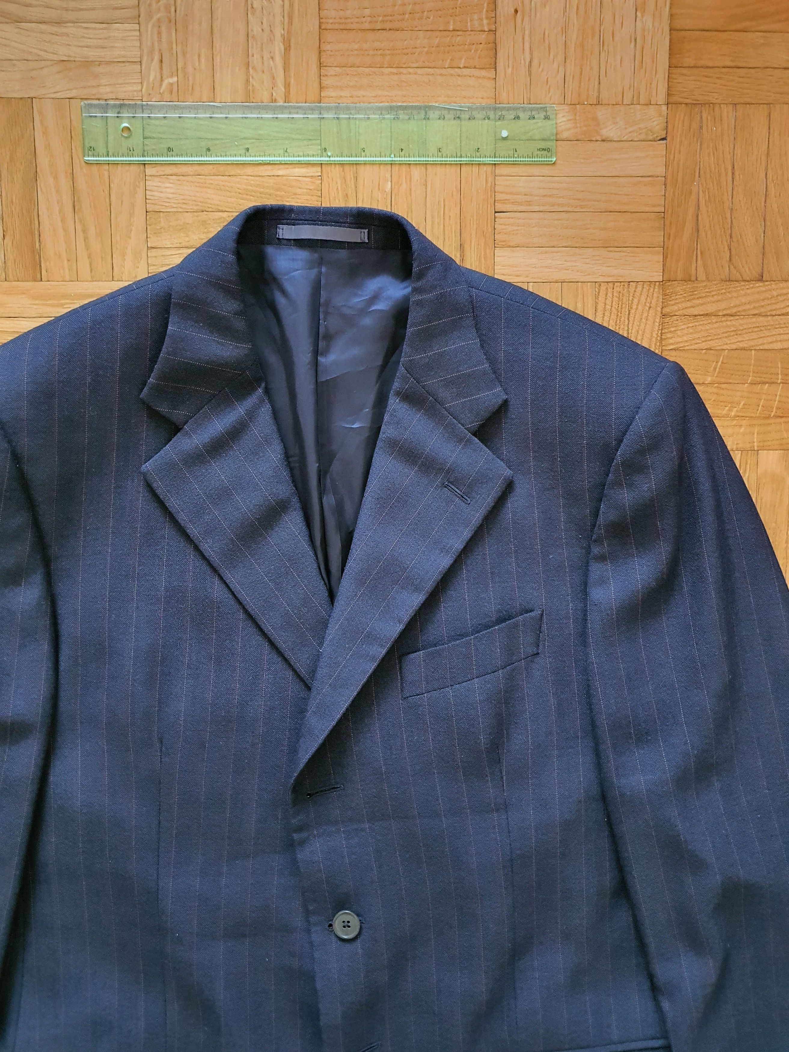 Luigi Bianchi Striped Wool Blazer Sports Coat Jacket (3 buttons) - EU 52 Size 42R - 3 Thumbnail