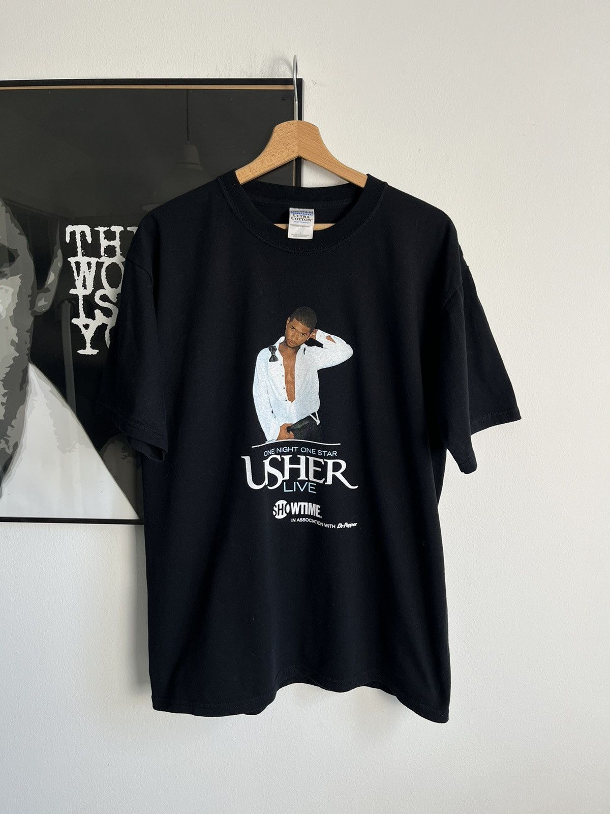 Rap Tees × Vintage Vintage Usher Raptees T-shirt Size US L / EU 52-54 / 3 - 1 Thumbnail