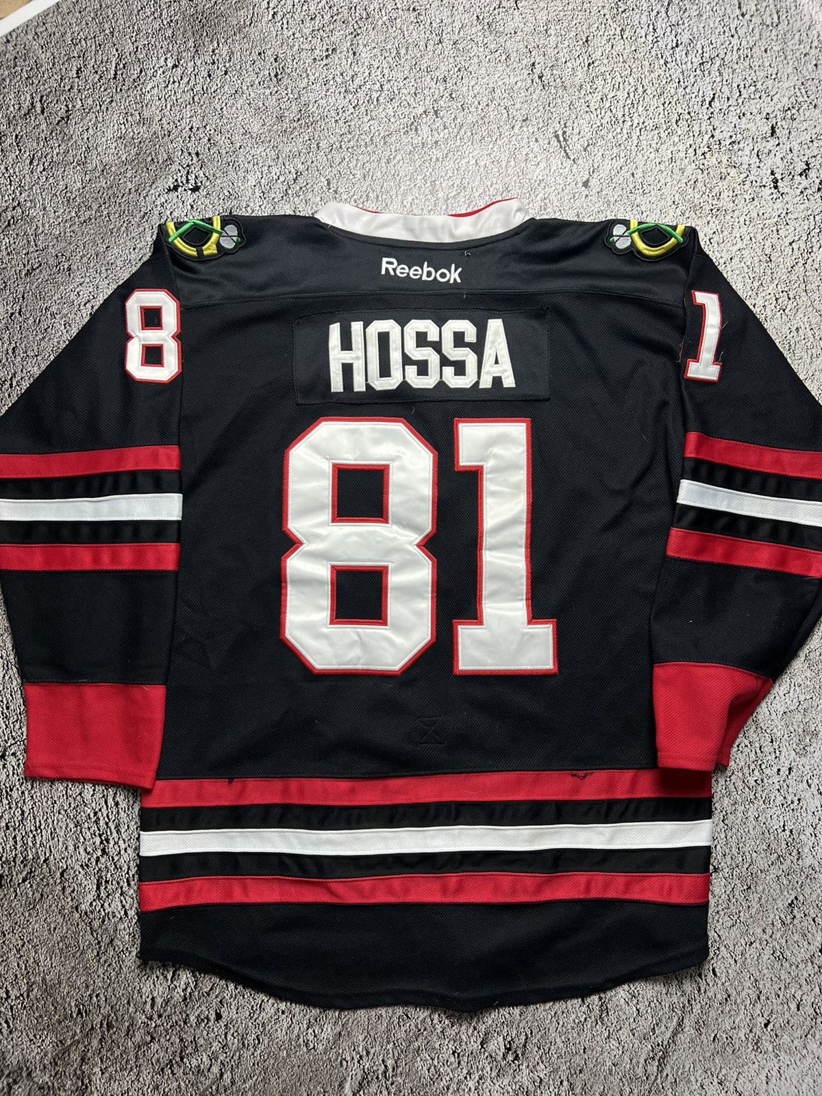 Reebok Chicago blackhawks NHL Marian Hossa reebok vintage jersey Size US L / EU 52-54 / 3 - 7 Thumbnail