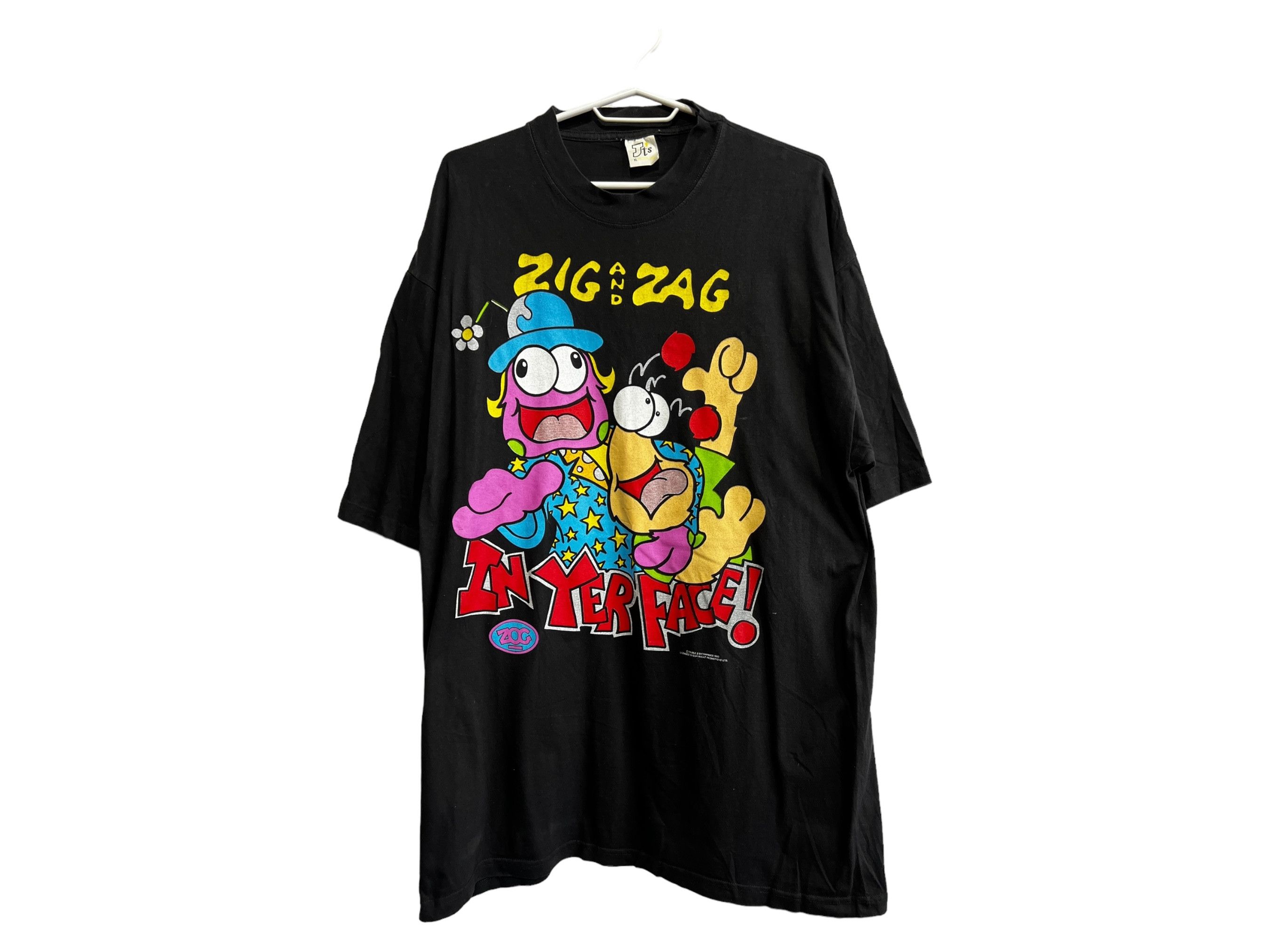 90s Zig and Zag Vintage Band T shirt 1993 In Yer Face