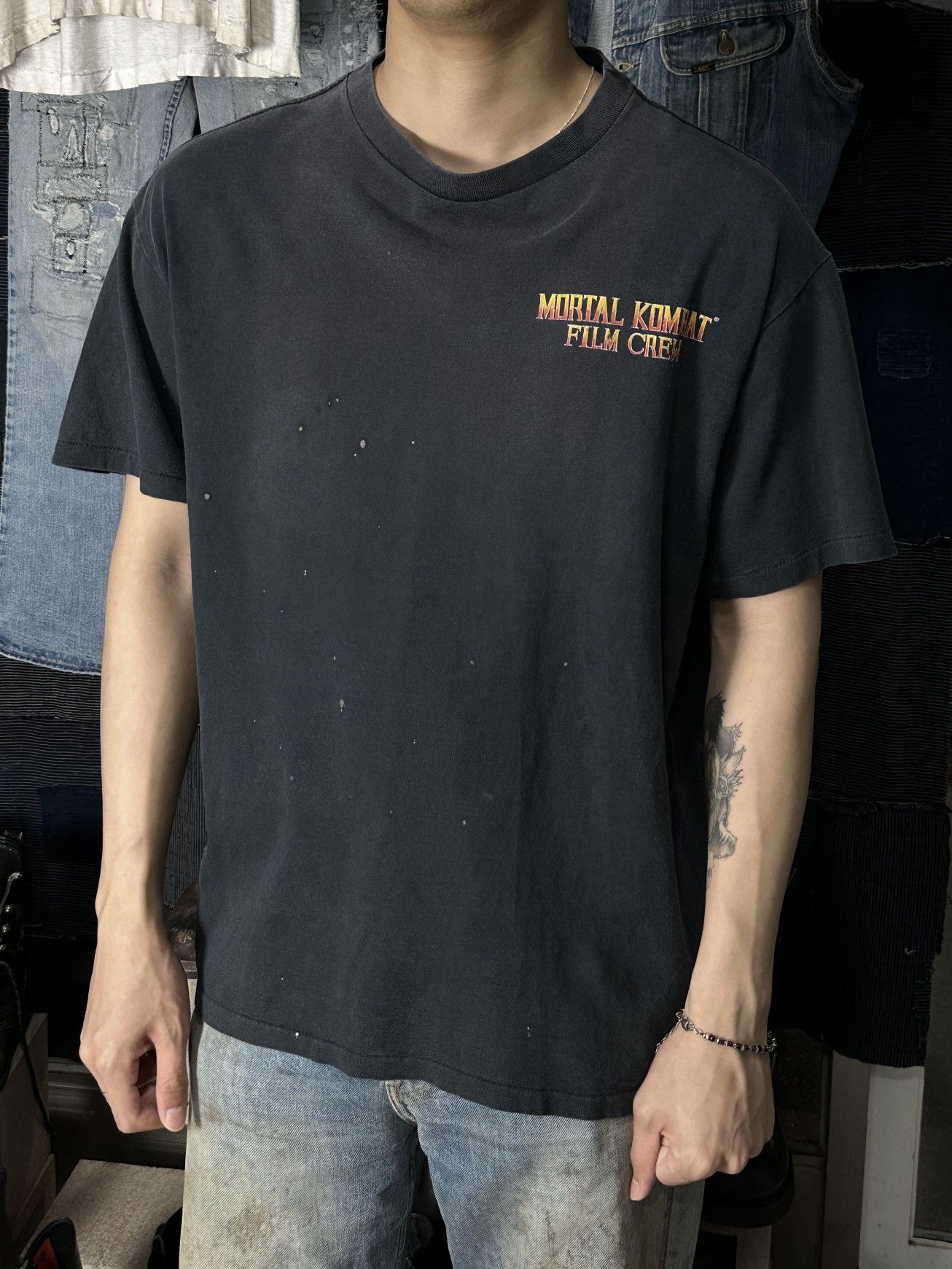 Vintage 1993 OG Mortal Kombat T Shirts Gaming t shirt single stitch Size US XL / EU 56 / 4 - 13 Thumbnail