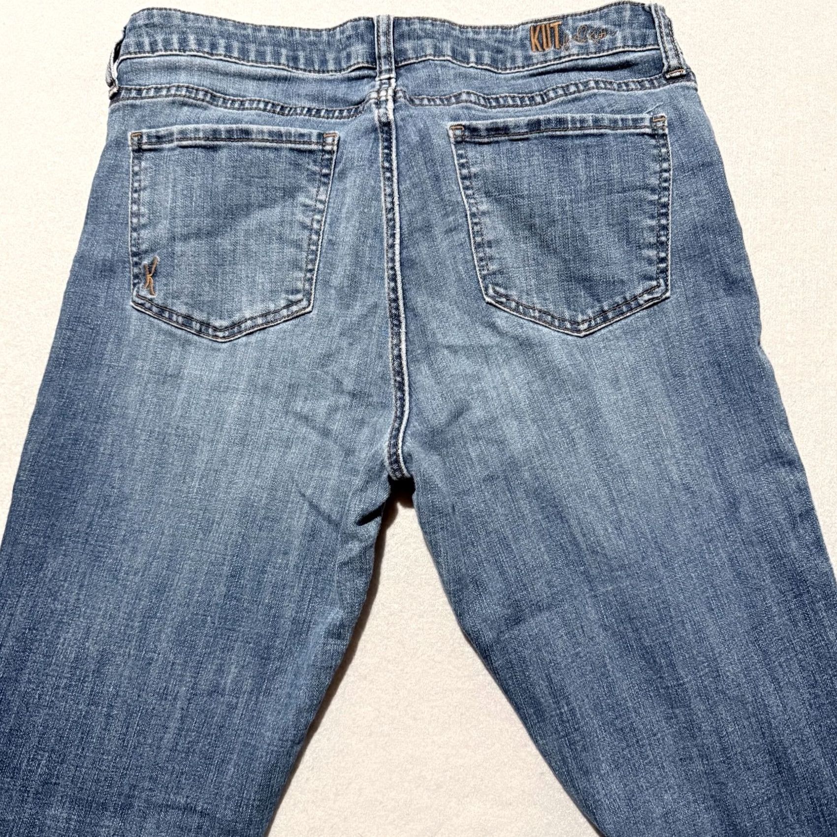 Vintage Kut from the Kloth Jeans Women's Blue Denim Low Rise Straight Fit Zip Fly - 8 Size 30" / US 8 / IT 44 - 4 Thumbnail