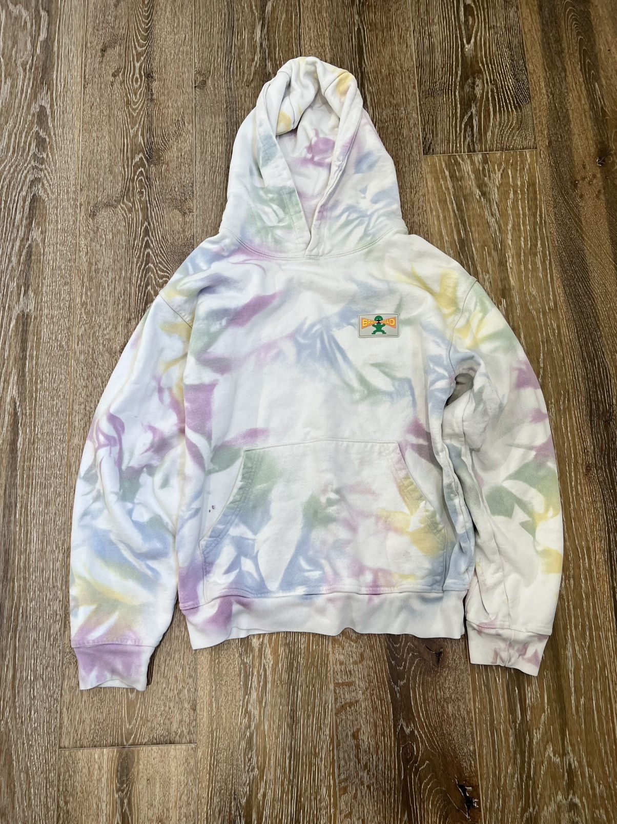 Brain Dead Brain Dead Shout PVC Patch Hooded sweatshirt Pigment dye Size US S / EU 44-46 / 1 - 1 Thumbnail
