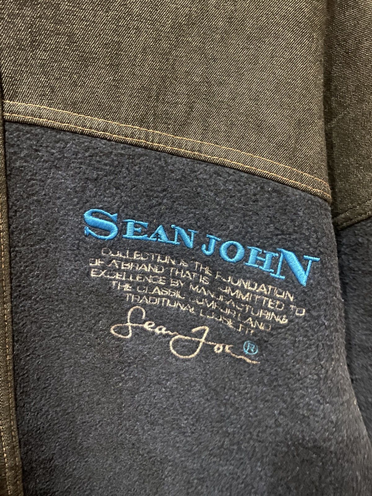 Sean John Vintage Sean John Hooded Fleece Jacket Made in Korea Size US XL / EU 56 / 4 - 8 Thumbnail