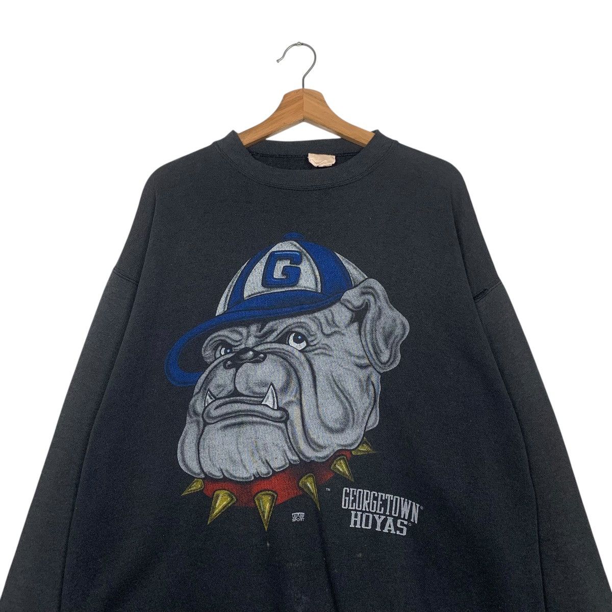 NCAA Vintage NCAA Georgetown Hoyas Basketball Sweatshirt Size US M / EU 48-50 / 2 - 2 Thumbnail