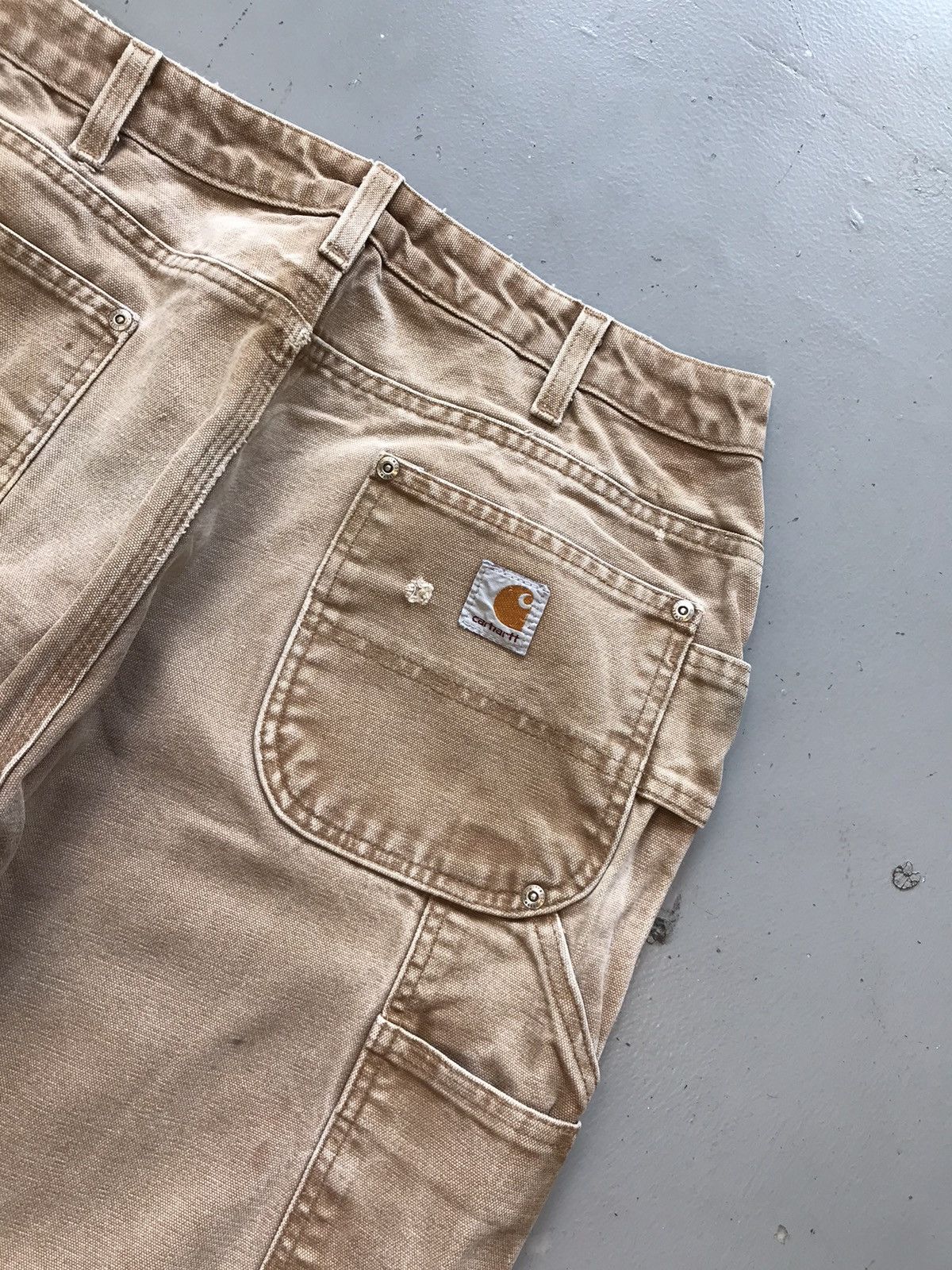 Carhartt × Vintage Vintage Carhartt WB136 BRN double knee denim Size US 32 / EU 48 - 14 Thumbnail
