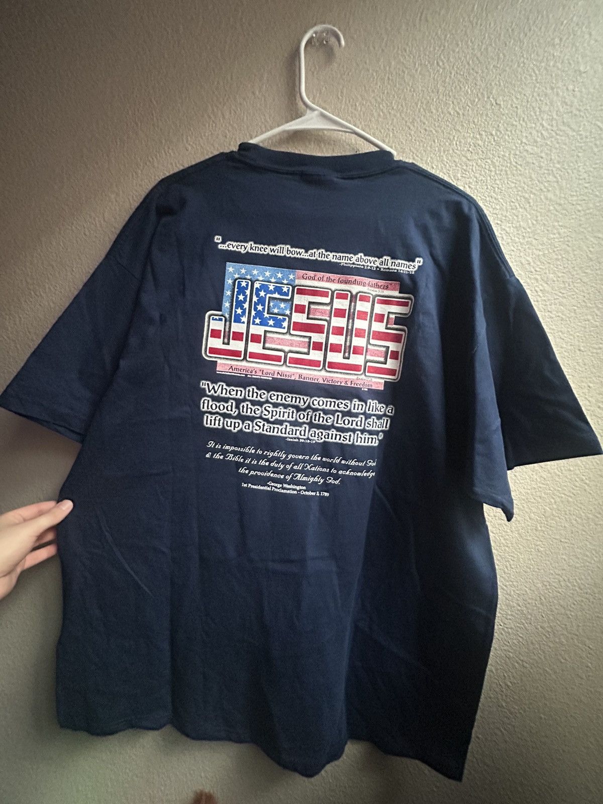 Hanes Vintage 1998 USA Jesus Beefy Hanes XL Size US XL / EU 56 / 4 - 2 Thumbnail